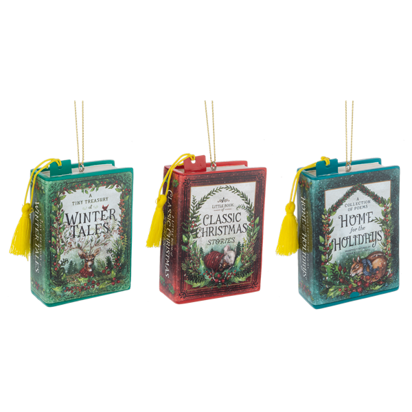 Christmas Storybook w/Tassel Ornament