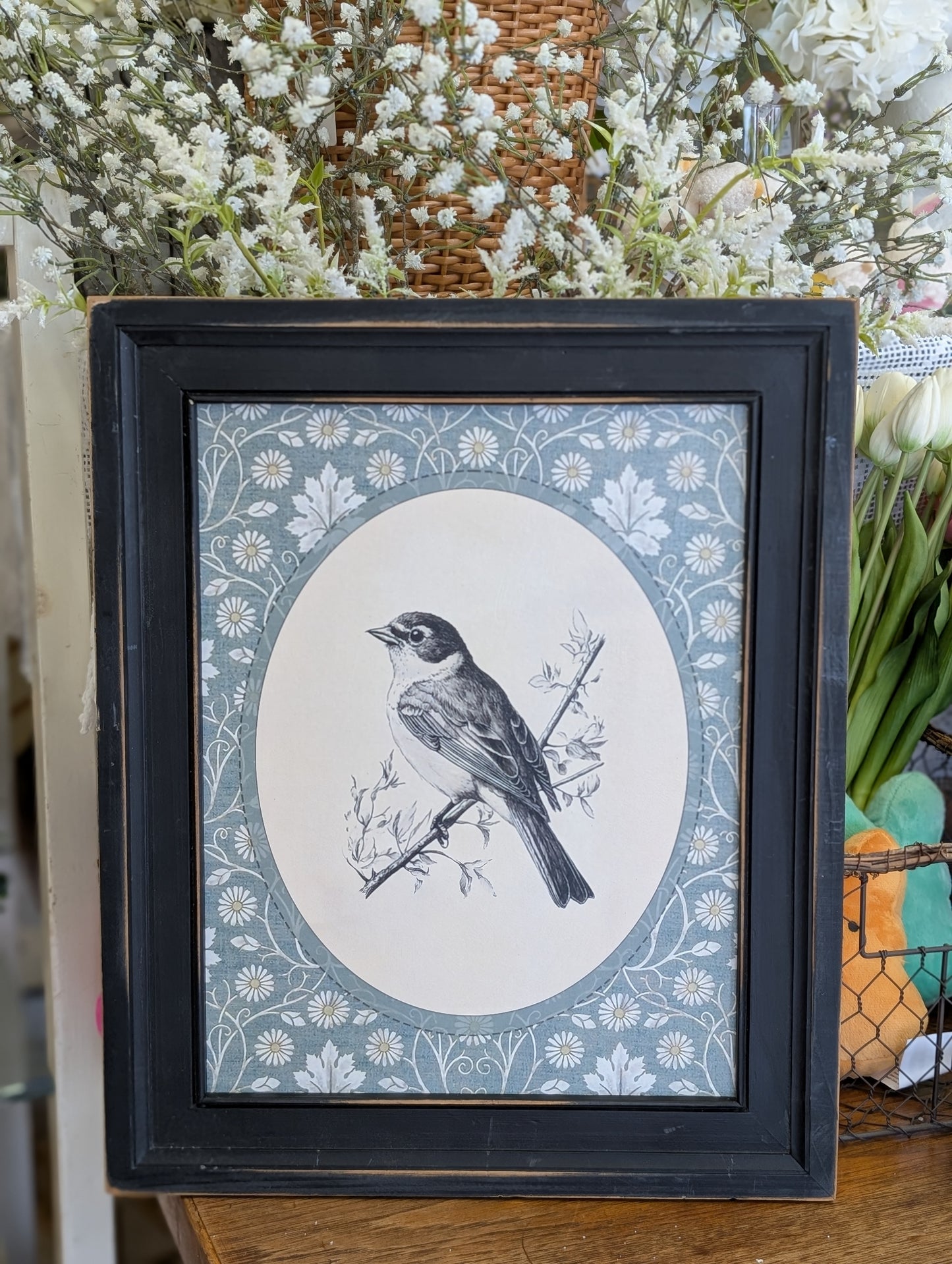 Cottagecore Framed Bird