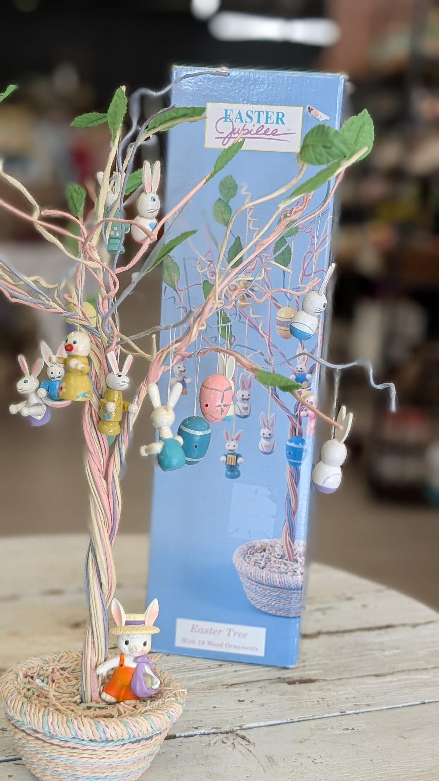 Easter tree with ornaments