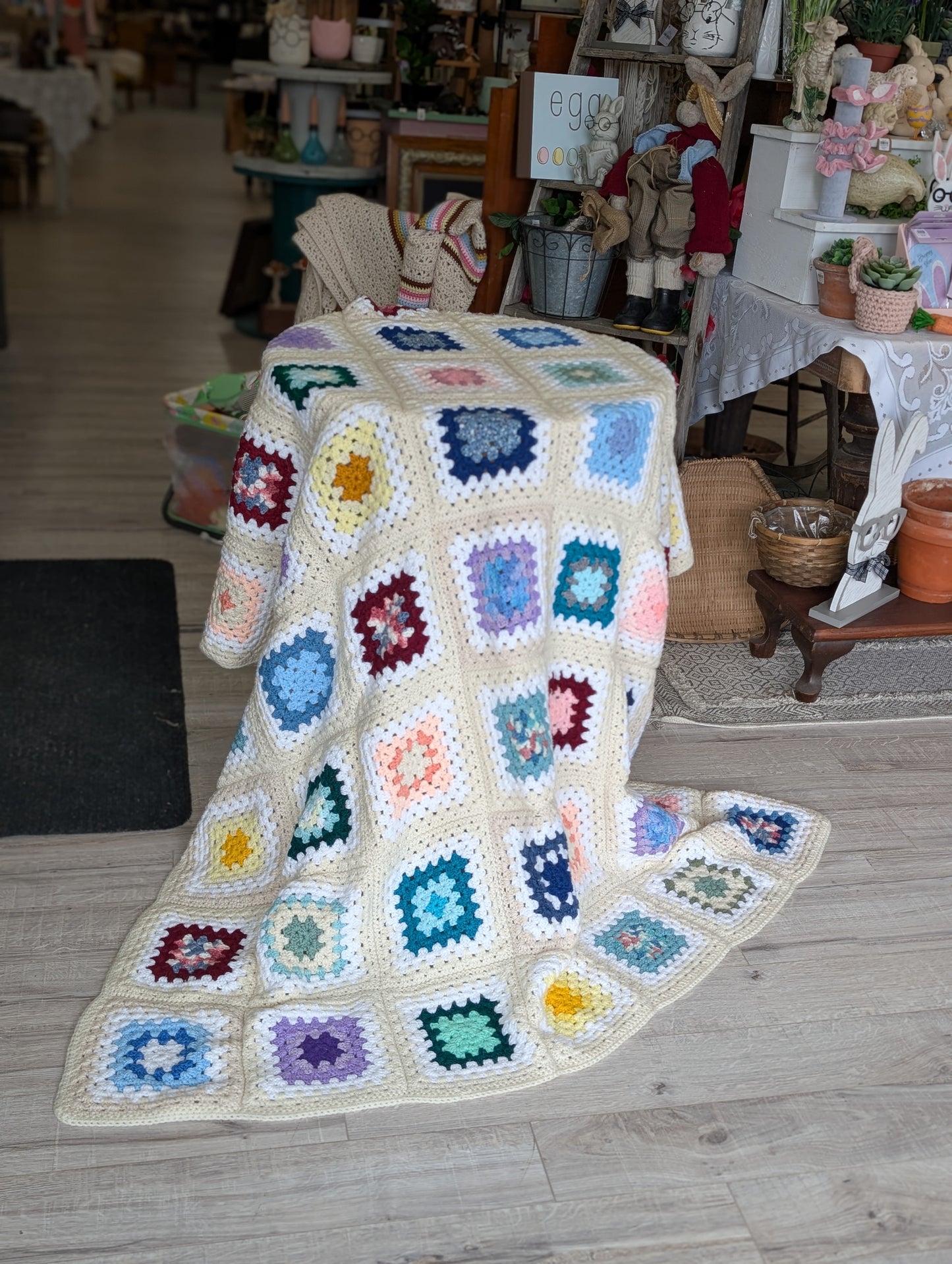 Granny Square afghan