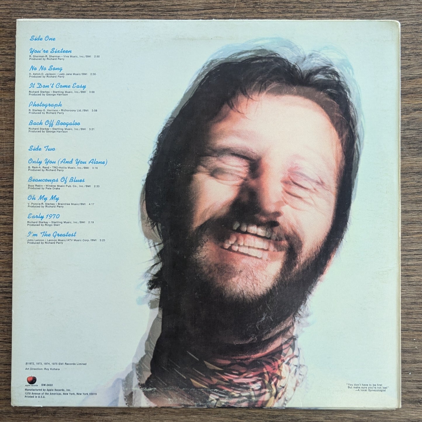 Ringo Starr - Blast From Your Past LP