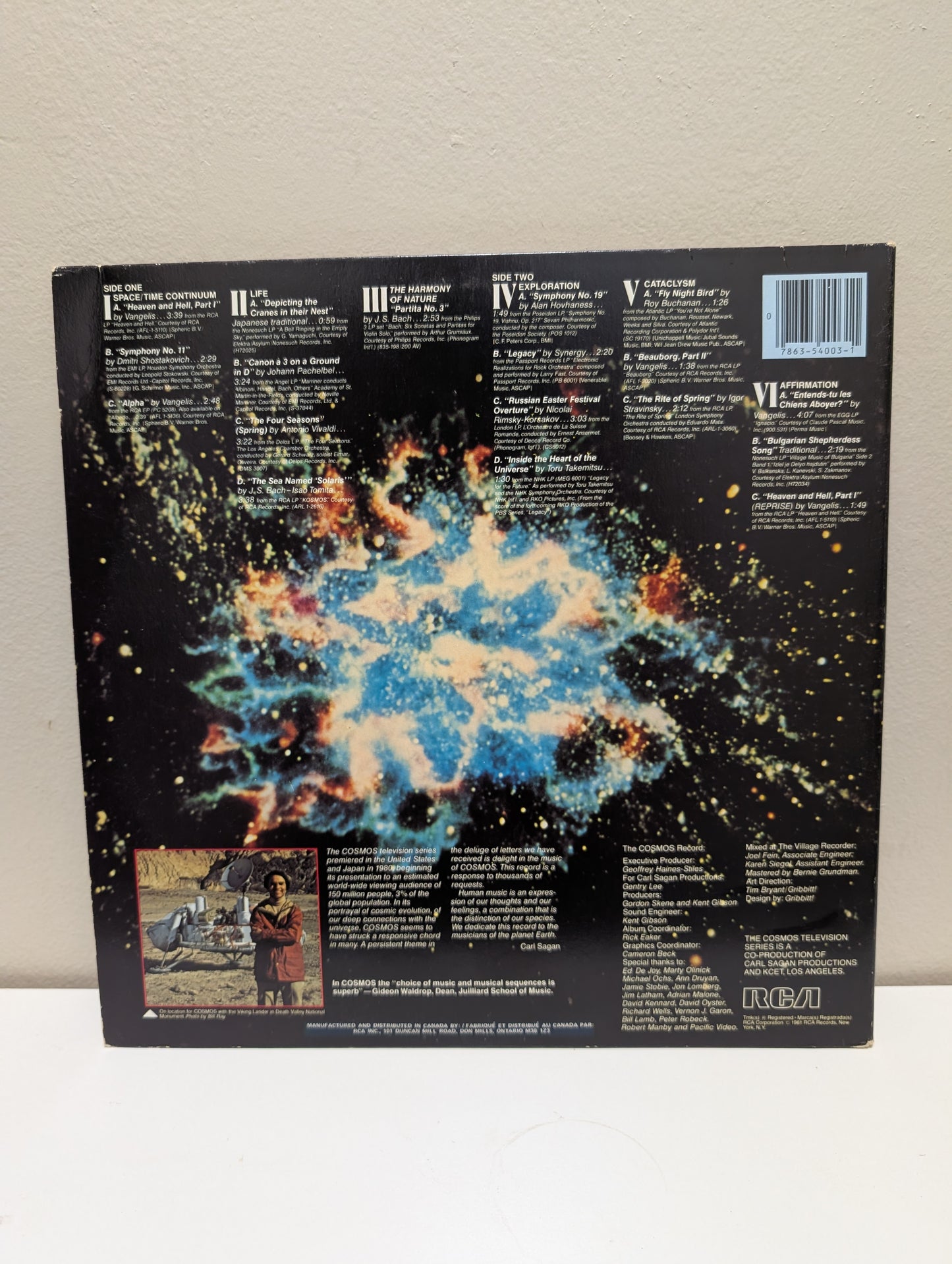 Carl Sagan The Music of Cosmos LP