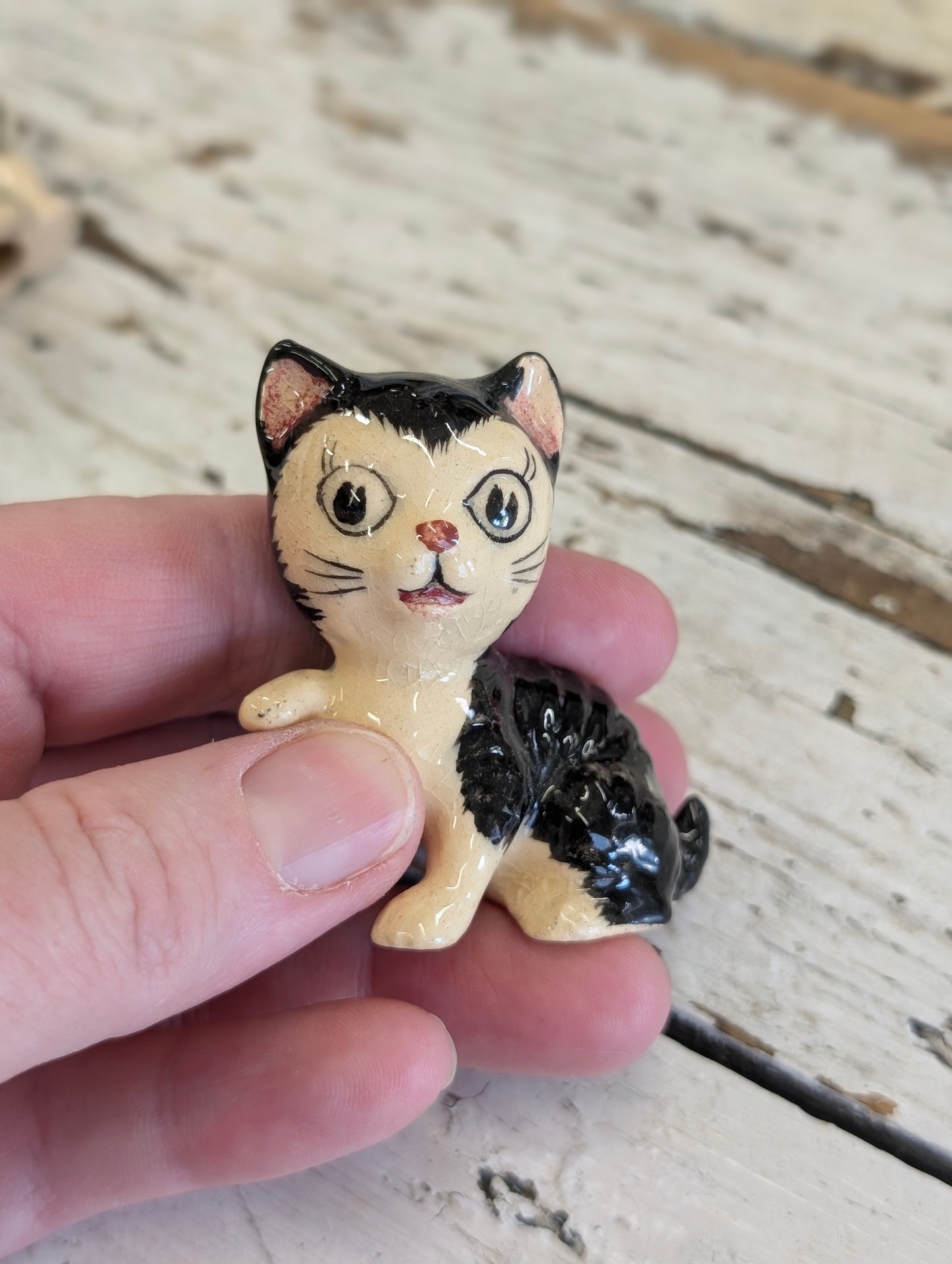 Set of three cats mini