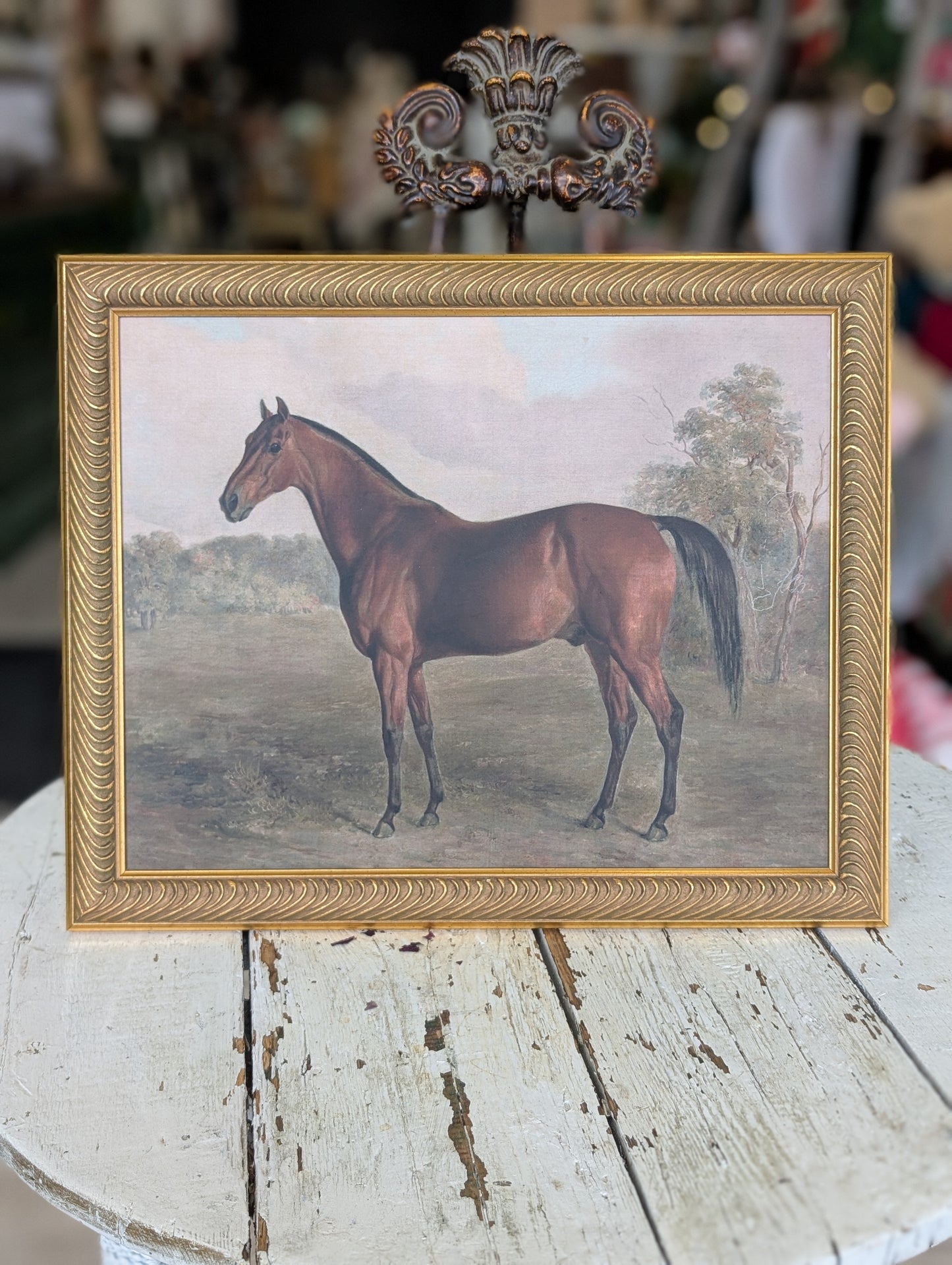 Horse framed print