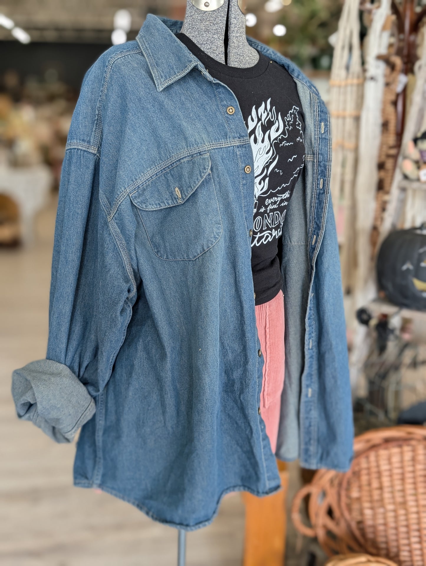 Cherokee jean shirt