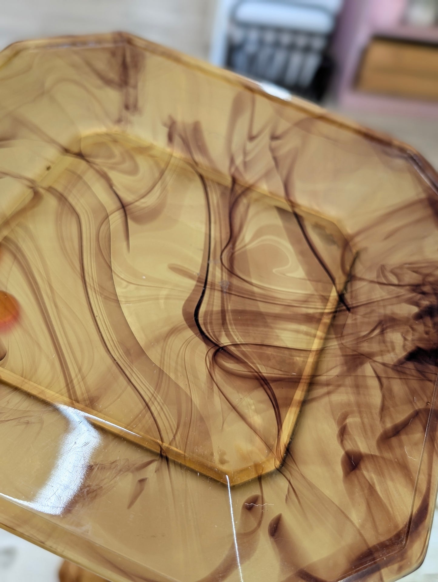 Set of Davidsons Cloud Glass plates
