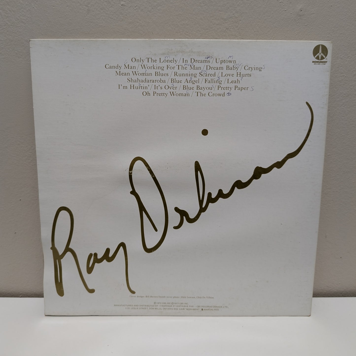 The All-Time Greatest Hits of Roy Orbison 2xLP