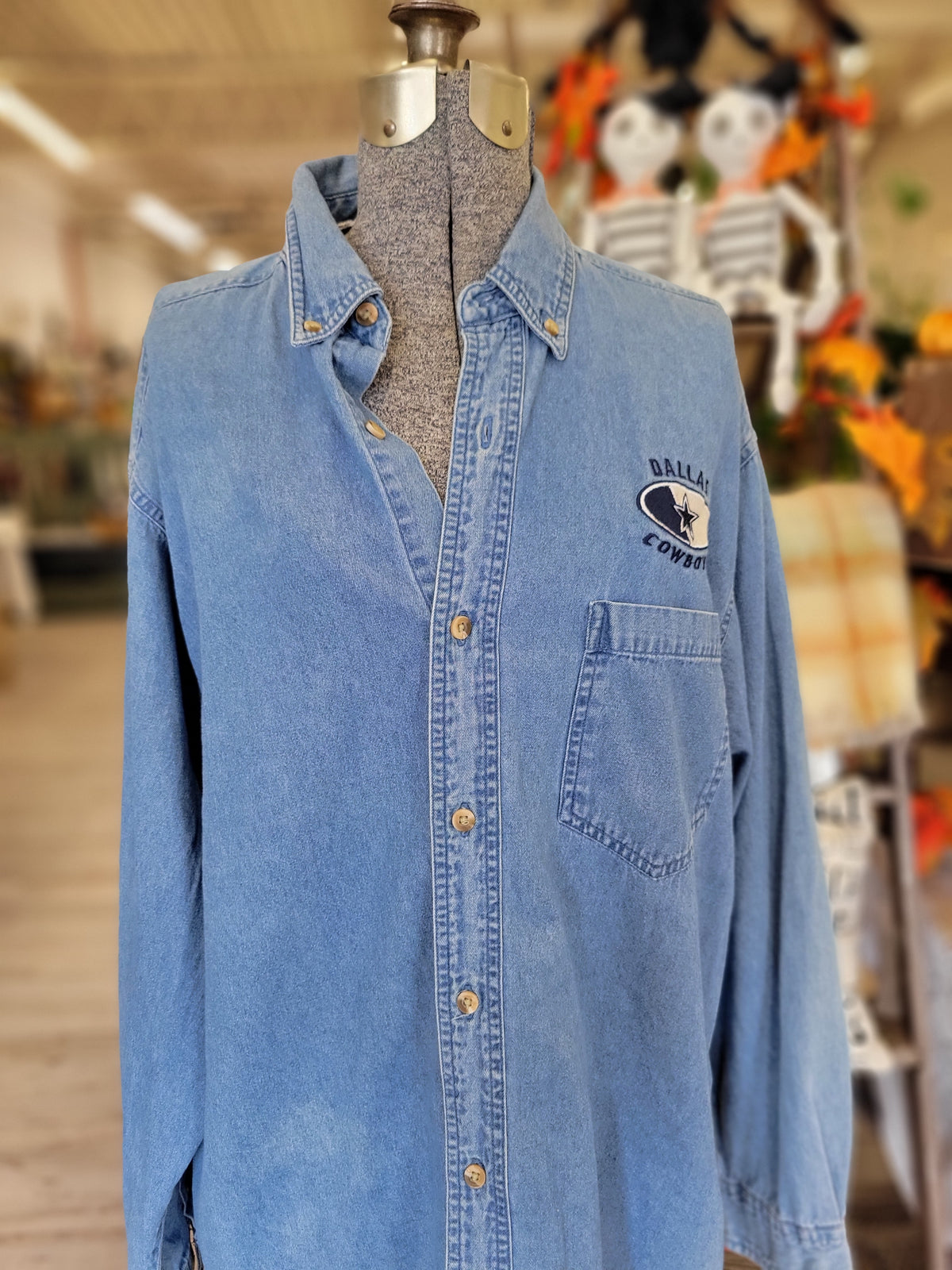 Jean Button Up