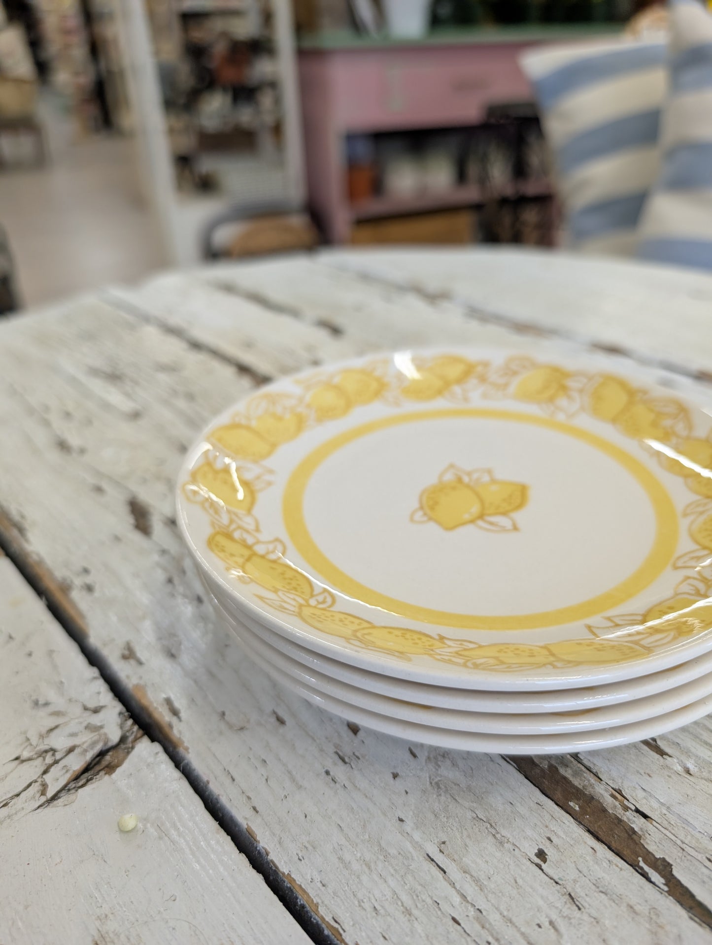 Lemon bread plates
