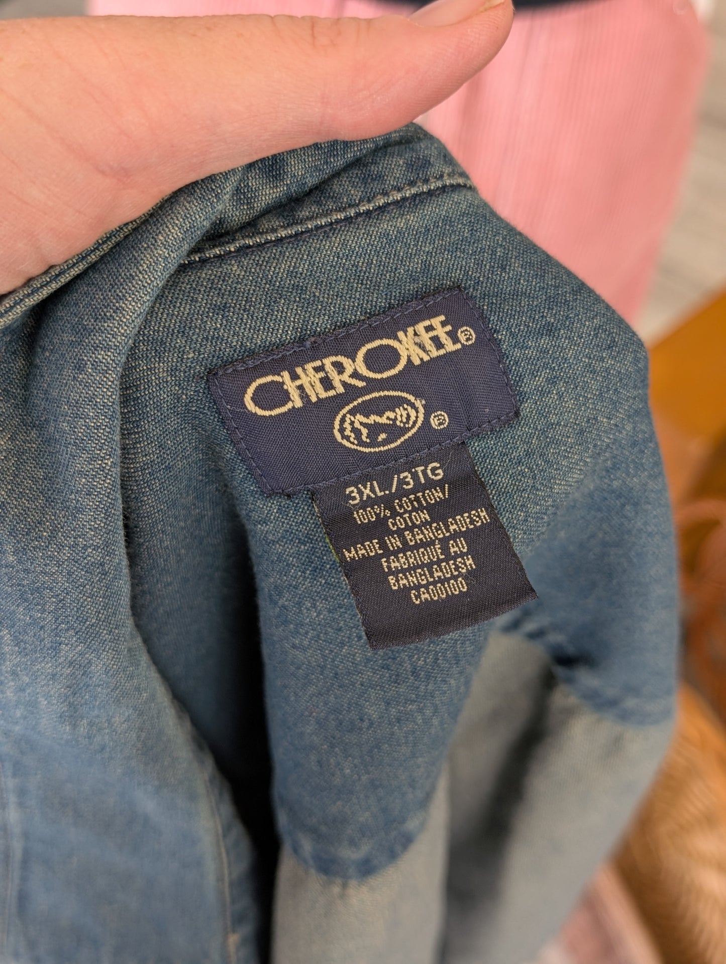 Cherokee jean shirt