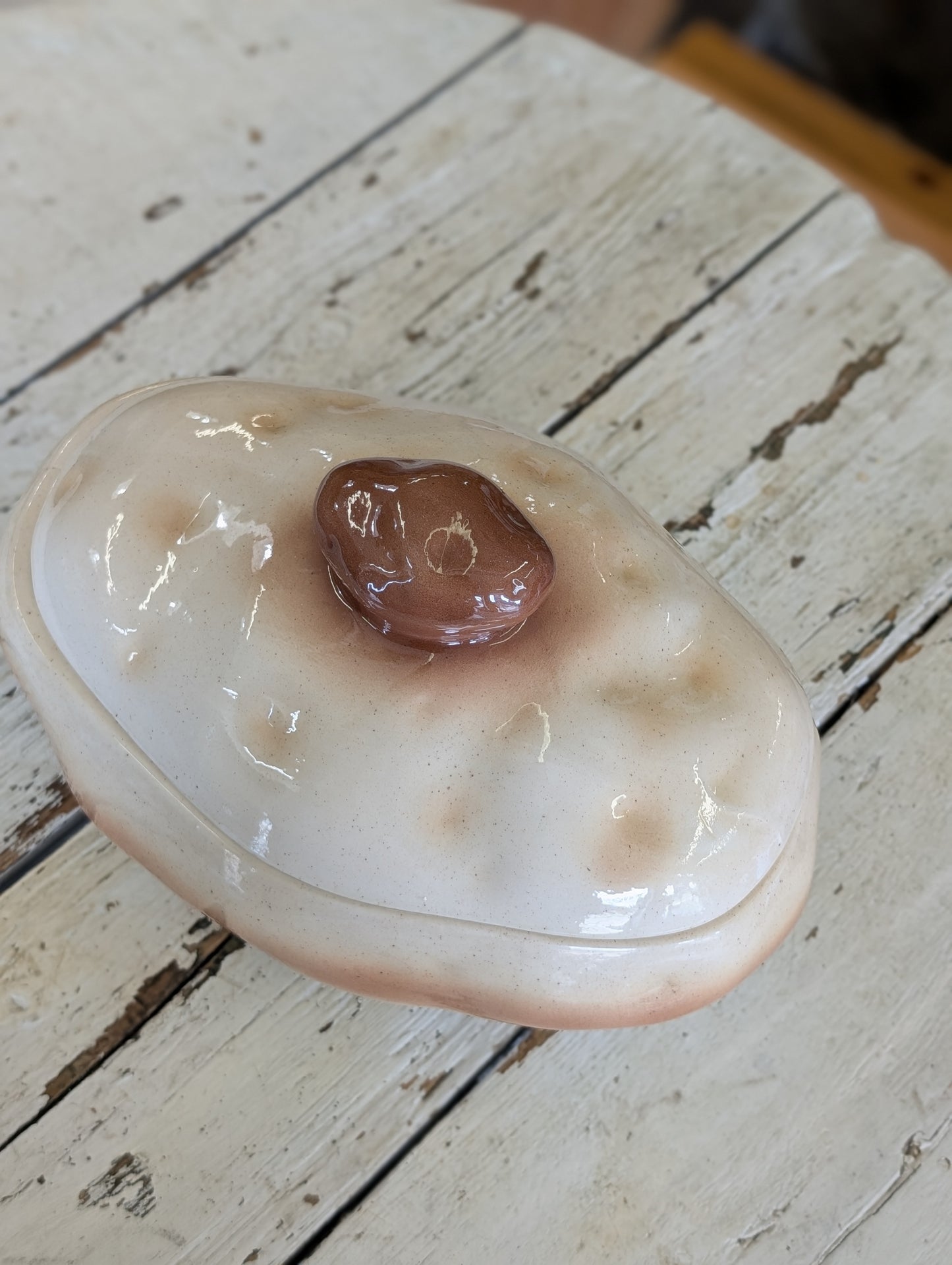 Ceramic potato dish