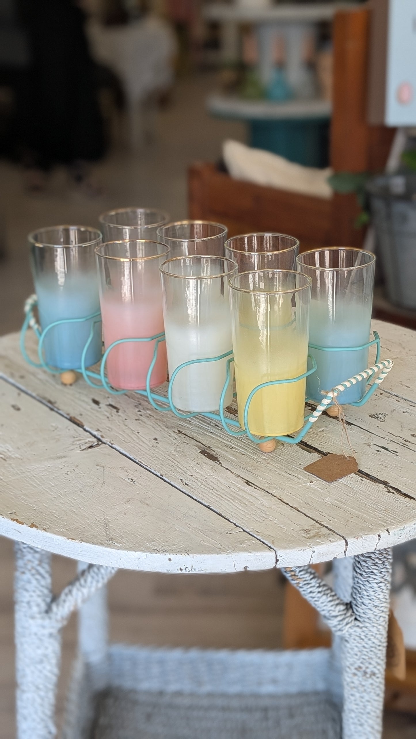 Set of Mid Mod glasse