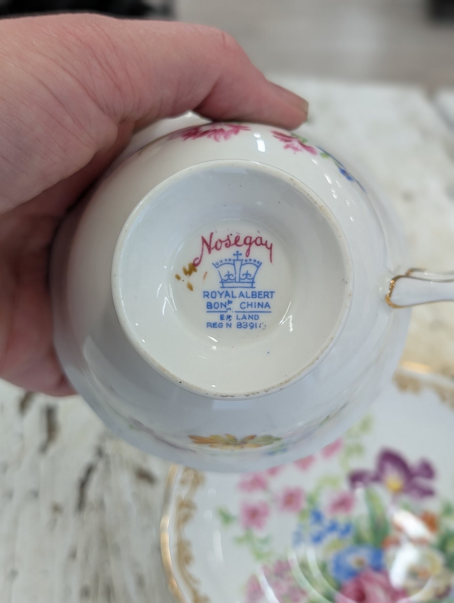 Royal Albert teacup nosegay