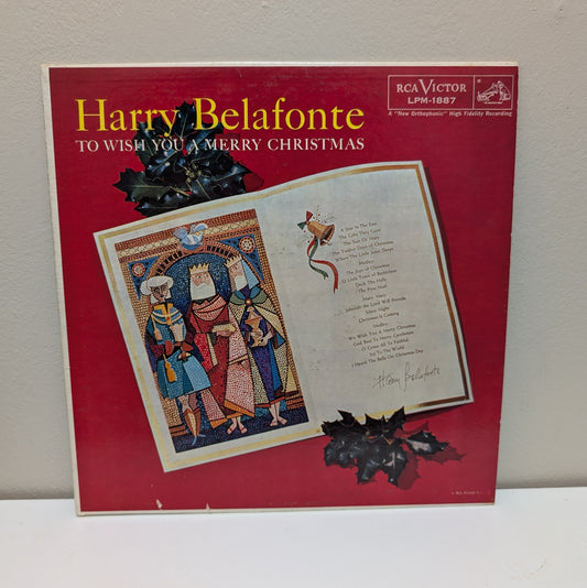 Harry Belafonte To Wish You A Merry Christmas LP