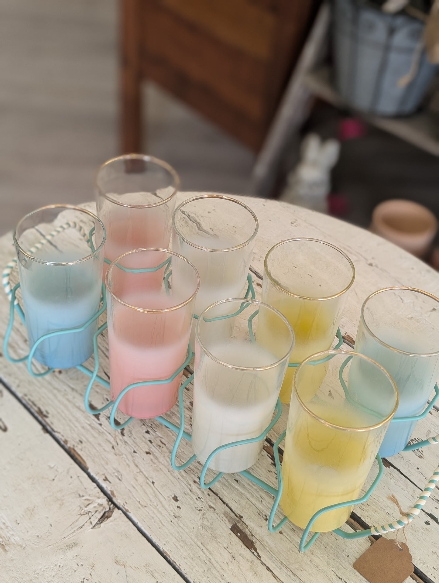 Set of Mid Mod glasse