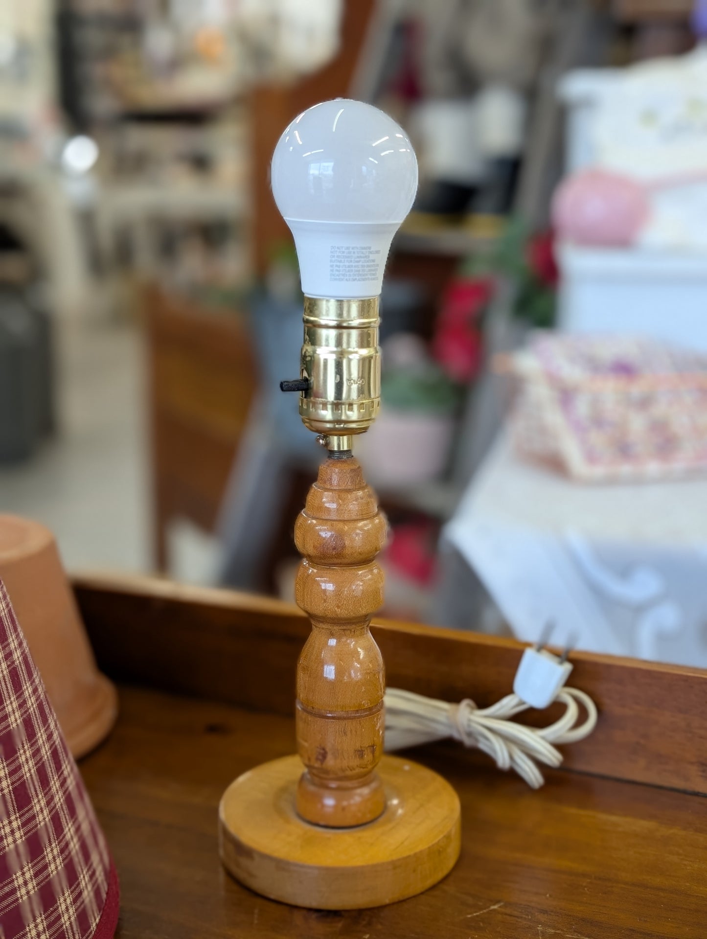 Wooden lamp