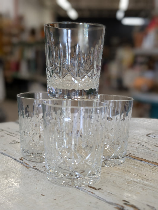 Set of whiskey glasses