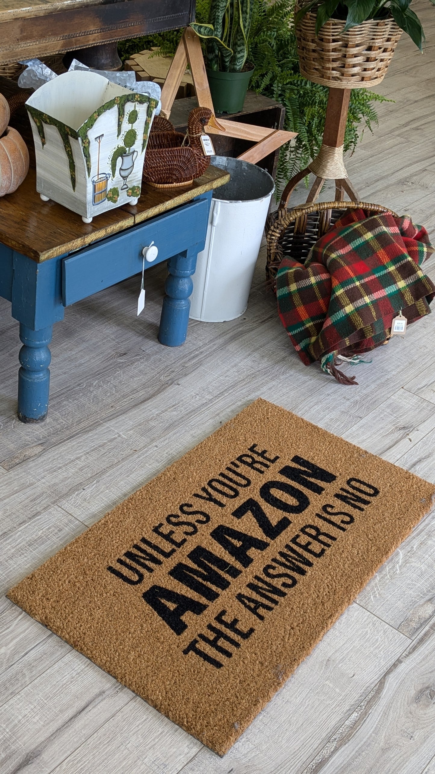 unless your amazon doormat
