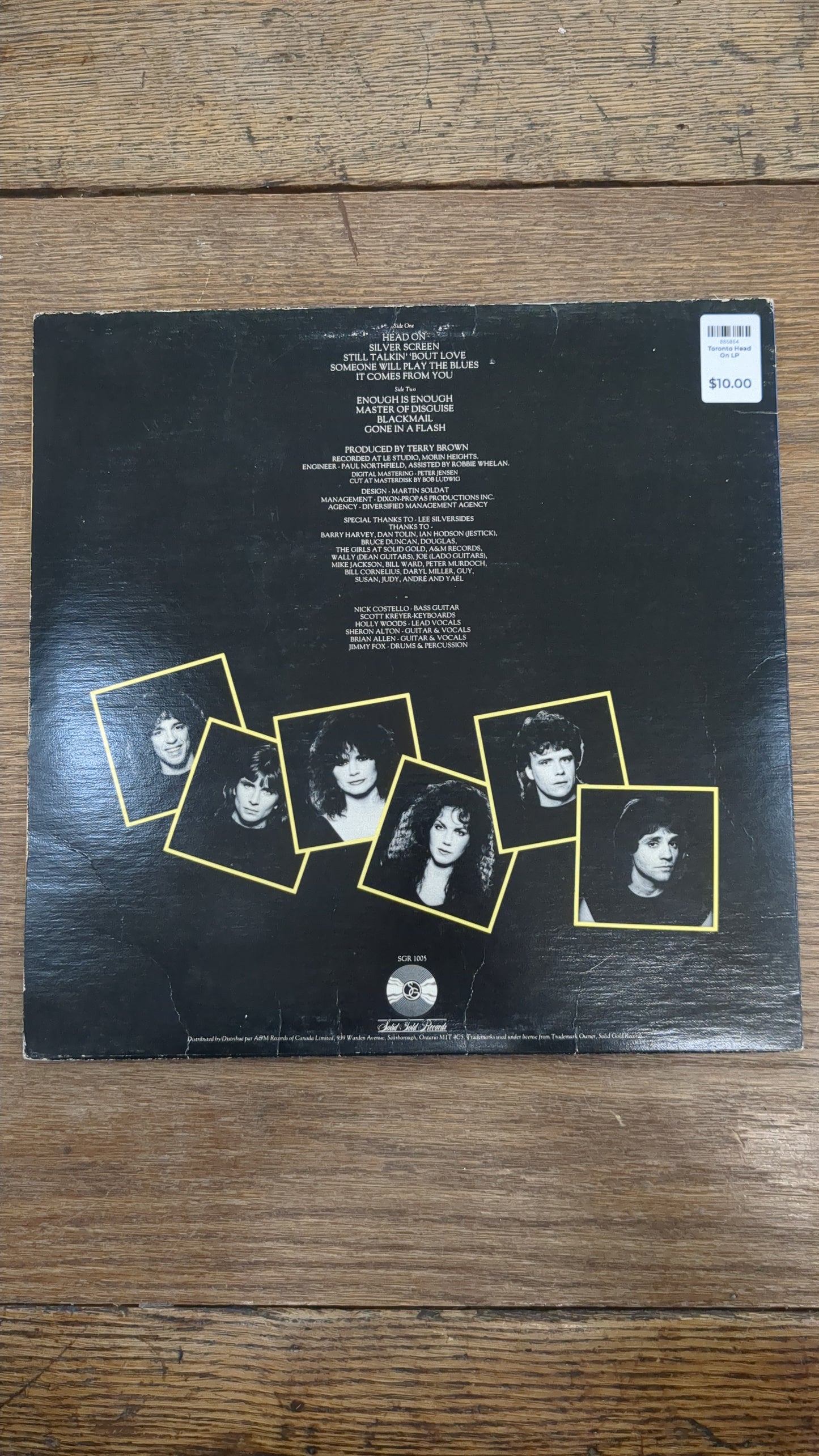 Toronto Head On LP
