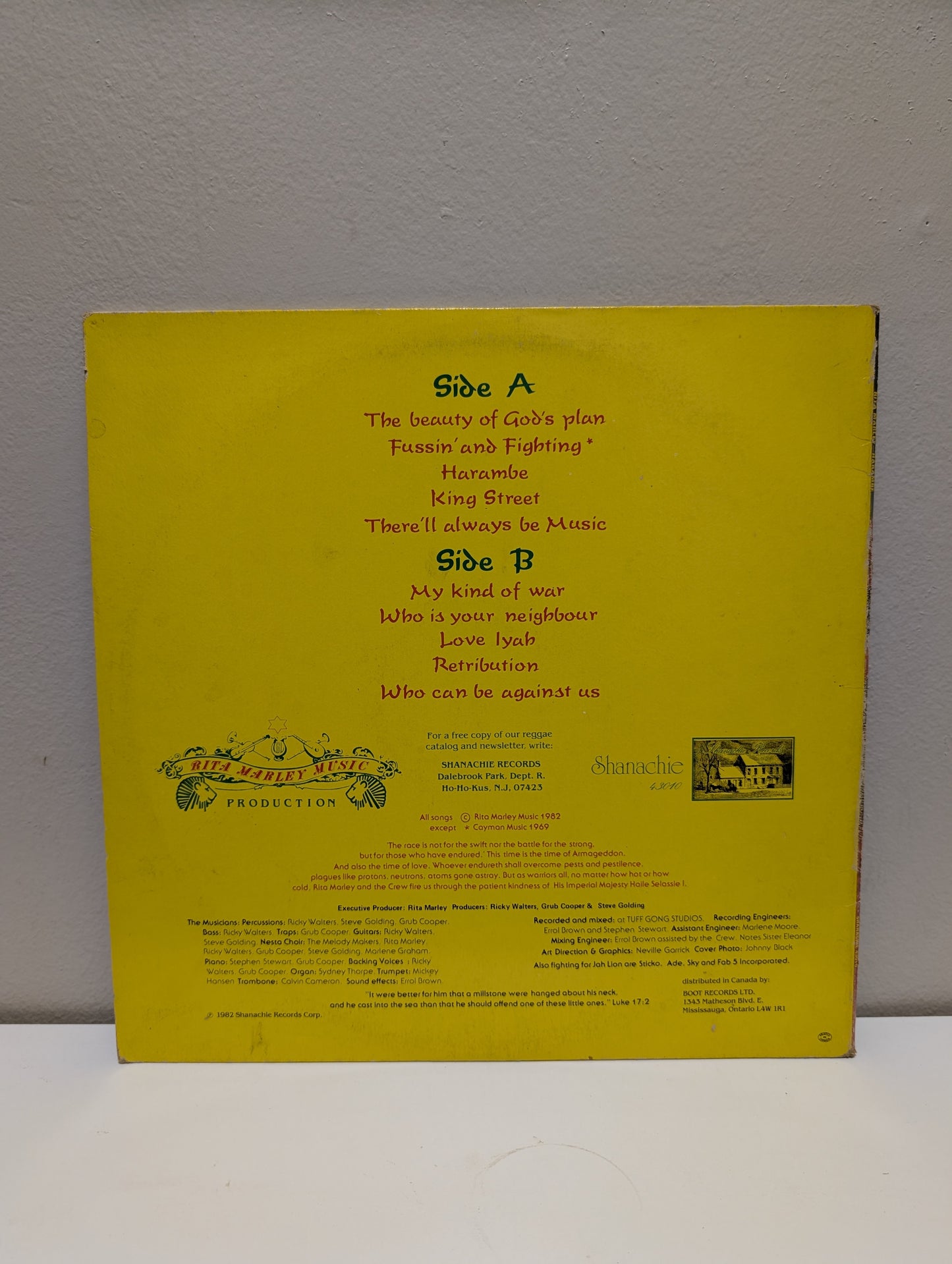 Rita Marley Harambe LP