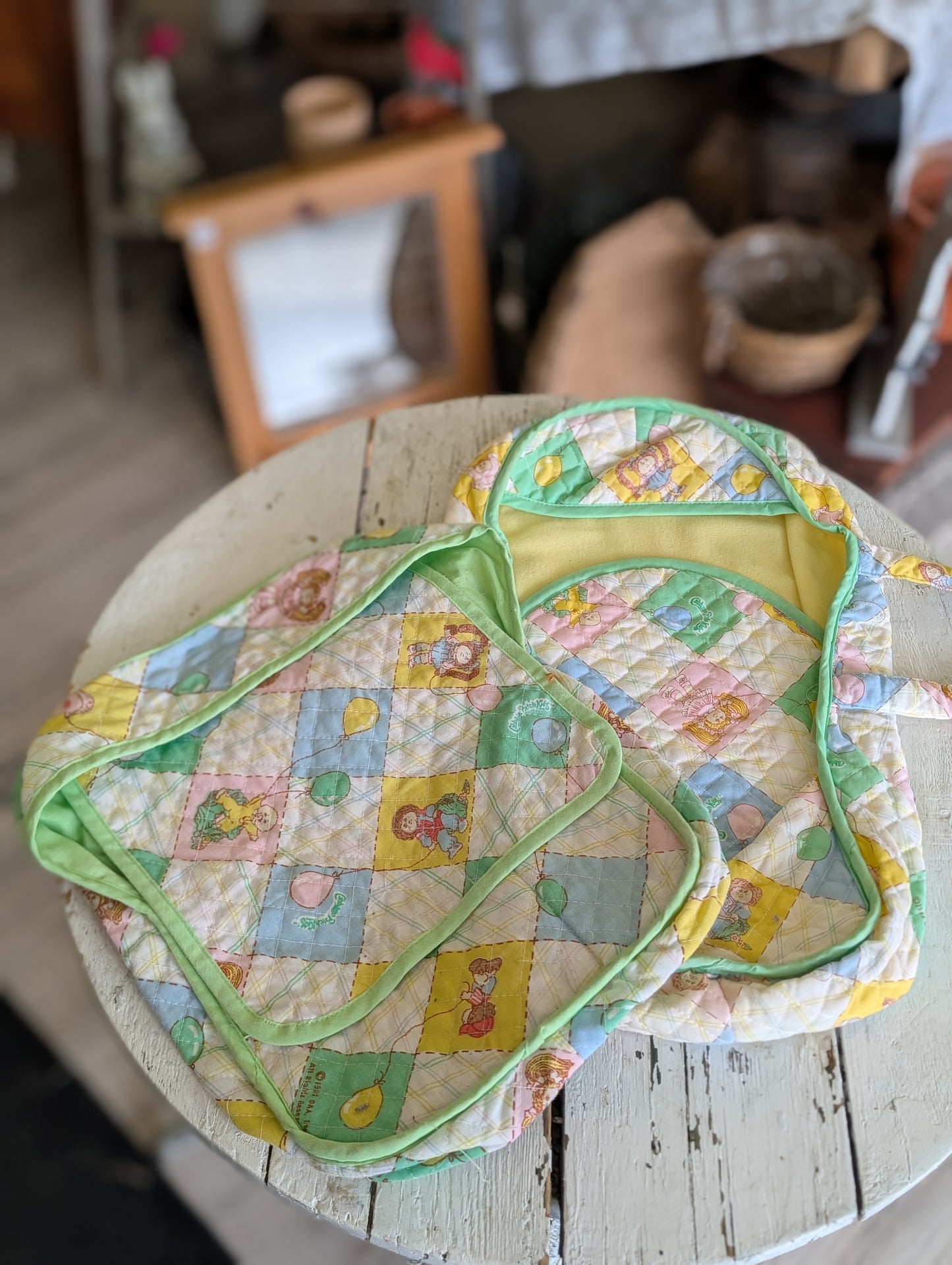 Set of cabbage patch baby accessories