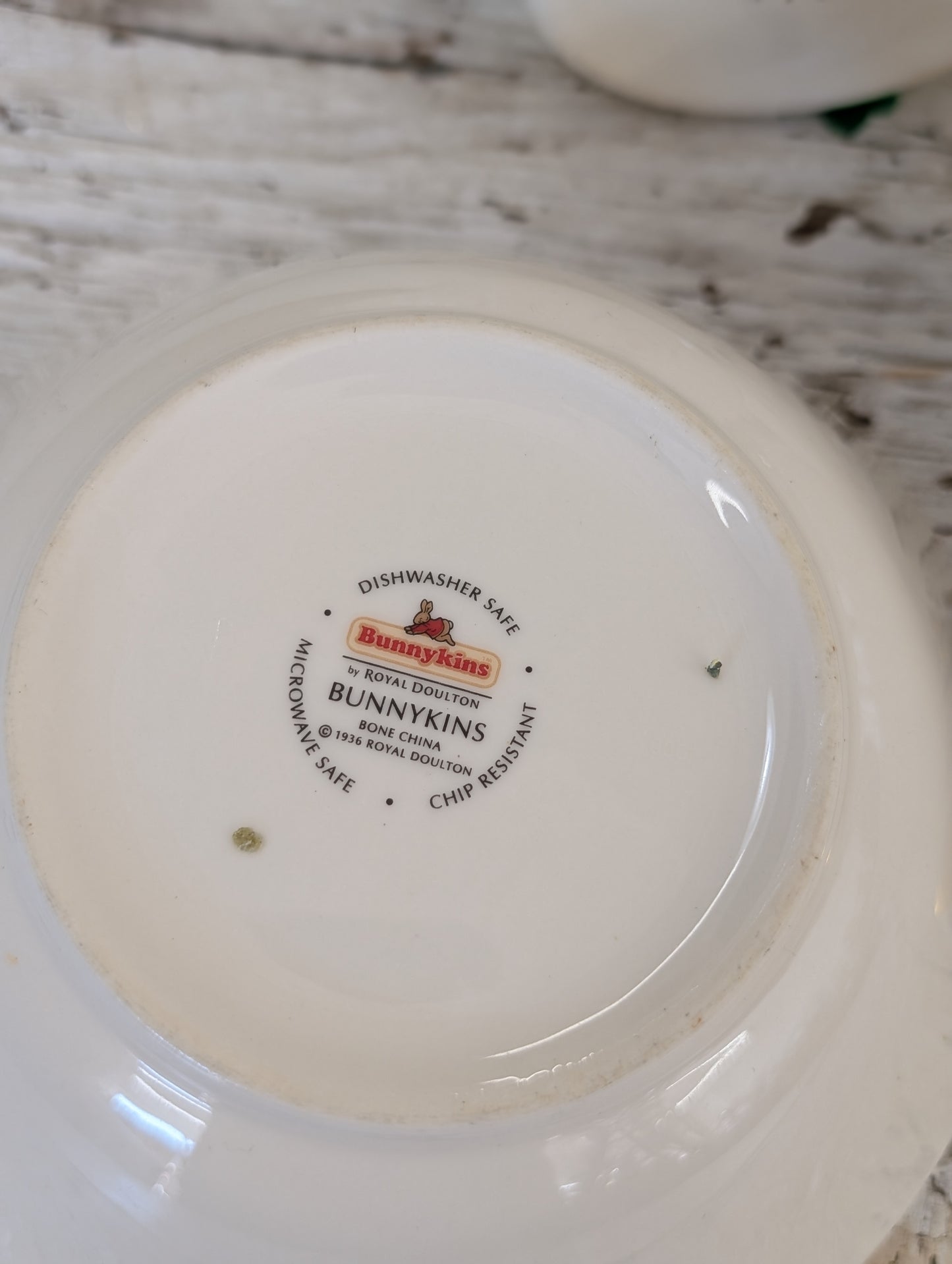Bunnykin set of 3 dishes