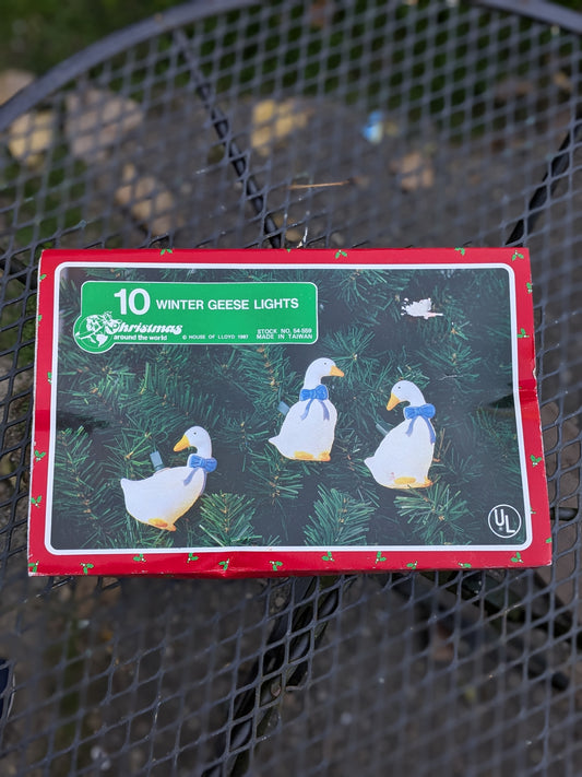 Christmas Goose Lights