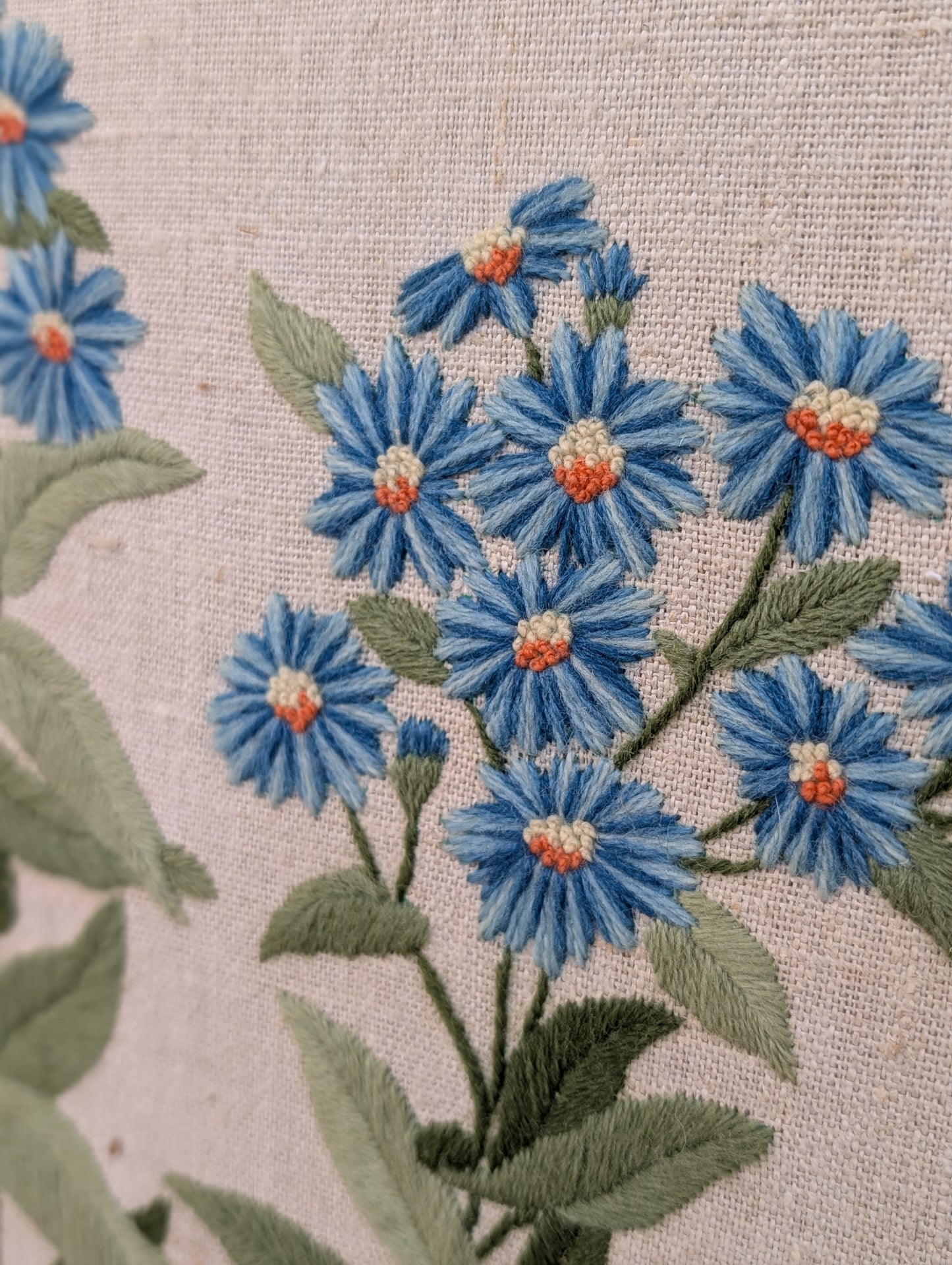 Embroidery flowers