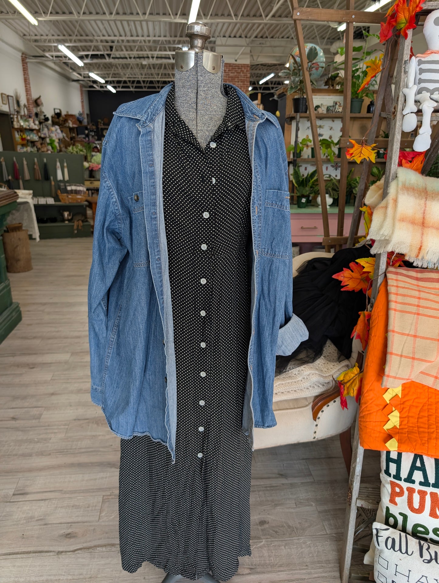 Cotton Jean Button up