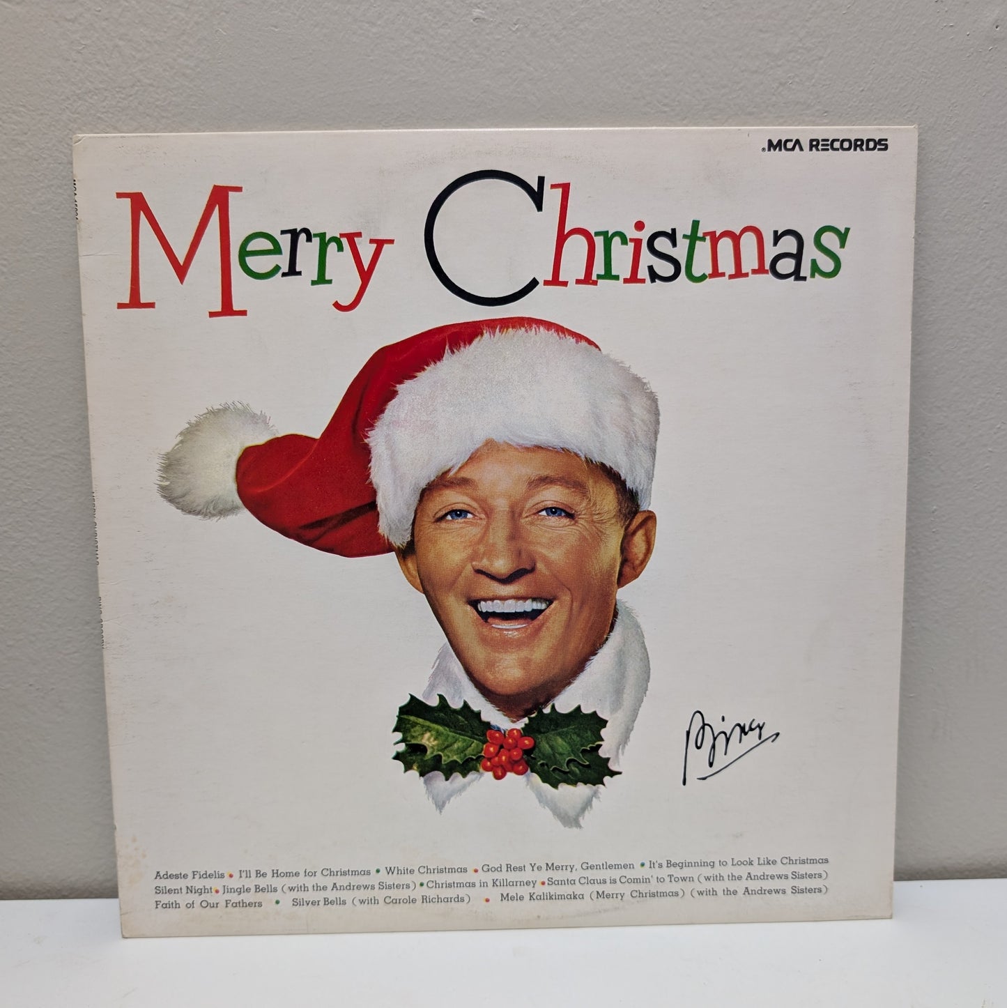 Bing Crosby Merry Christmas LP (1973, MCA)