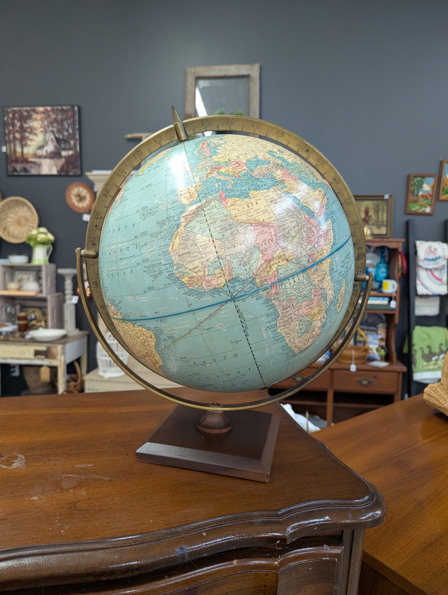 Vintage globe