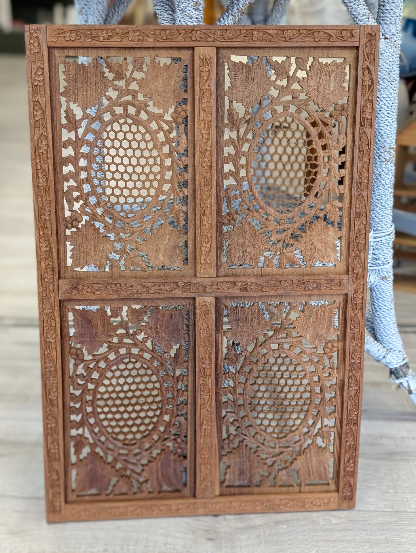 Wooden wall detail