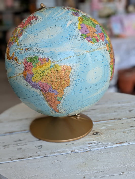 Vintage globe