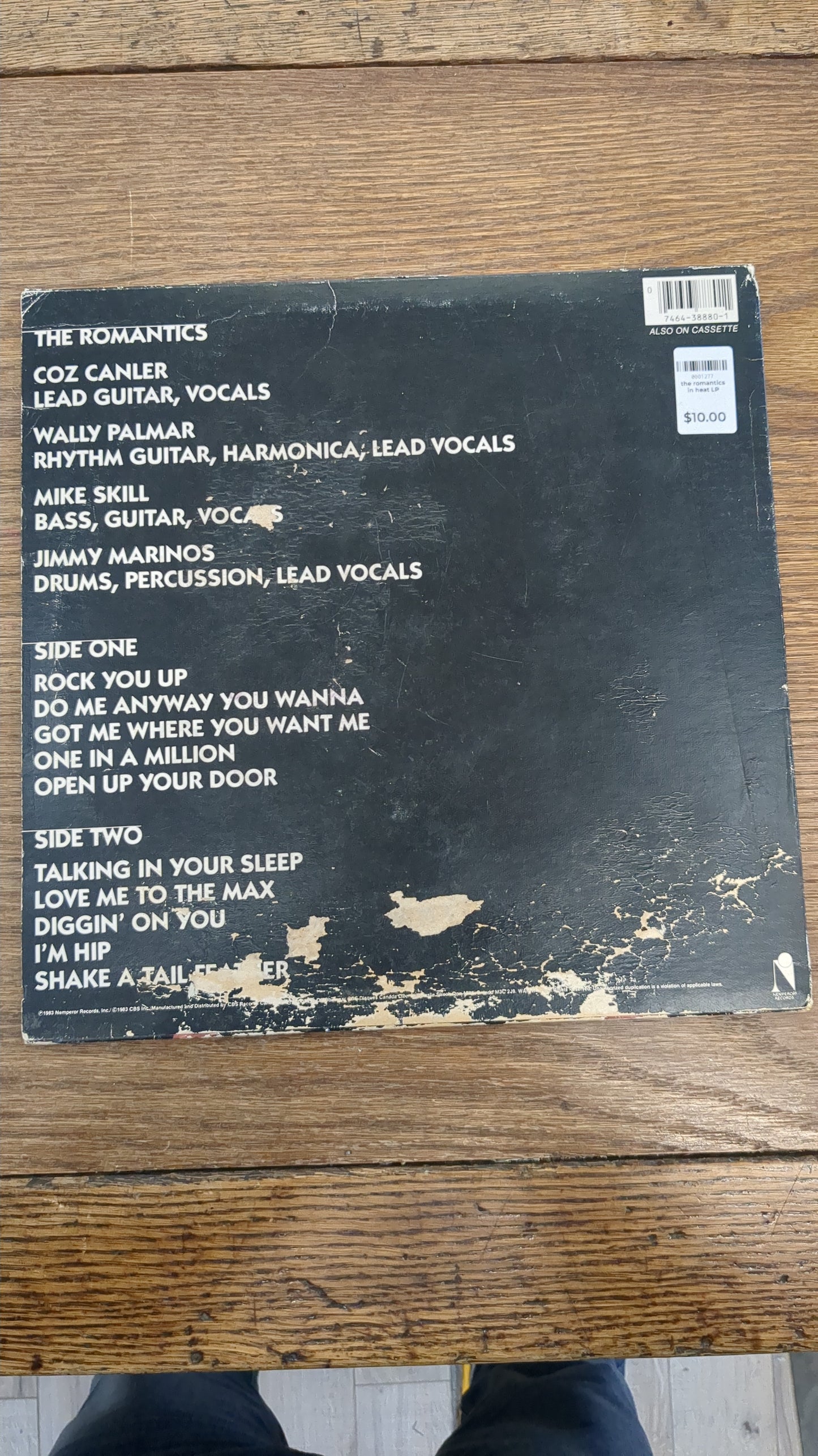 The Romantics In Heat LP