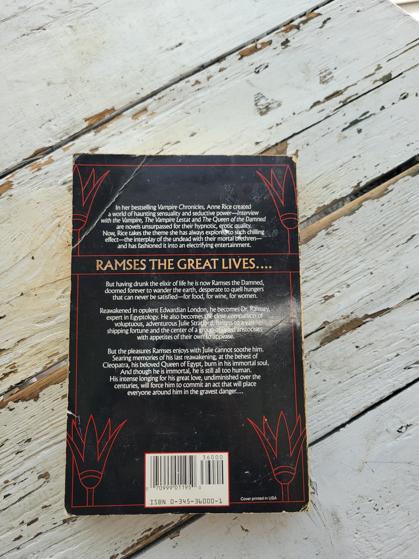 The Mummy (Ramses the Damned) - Book