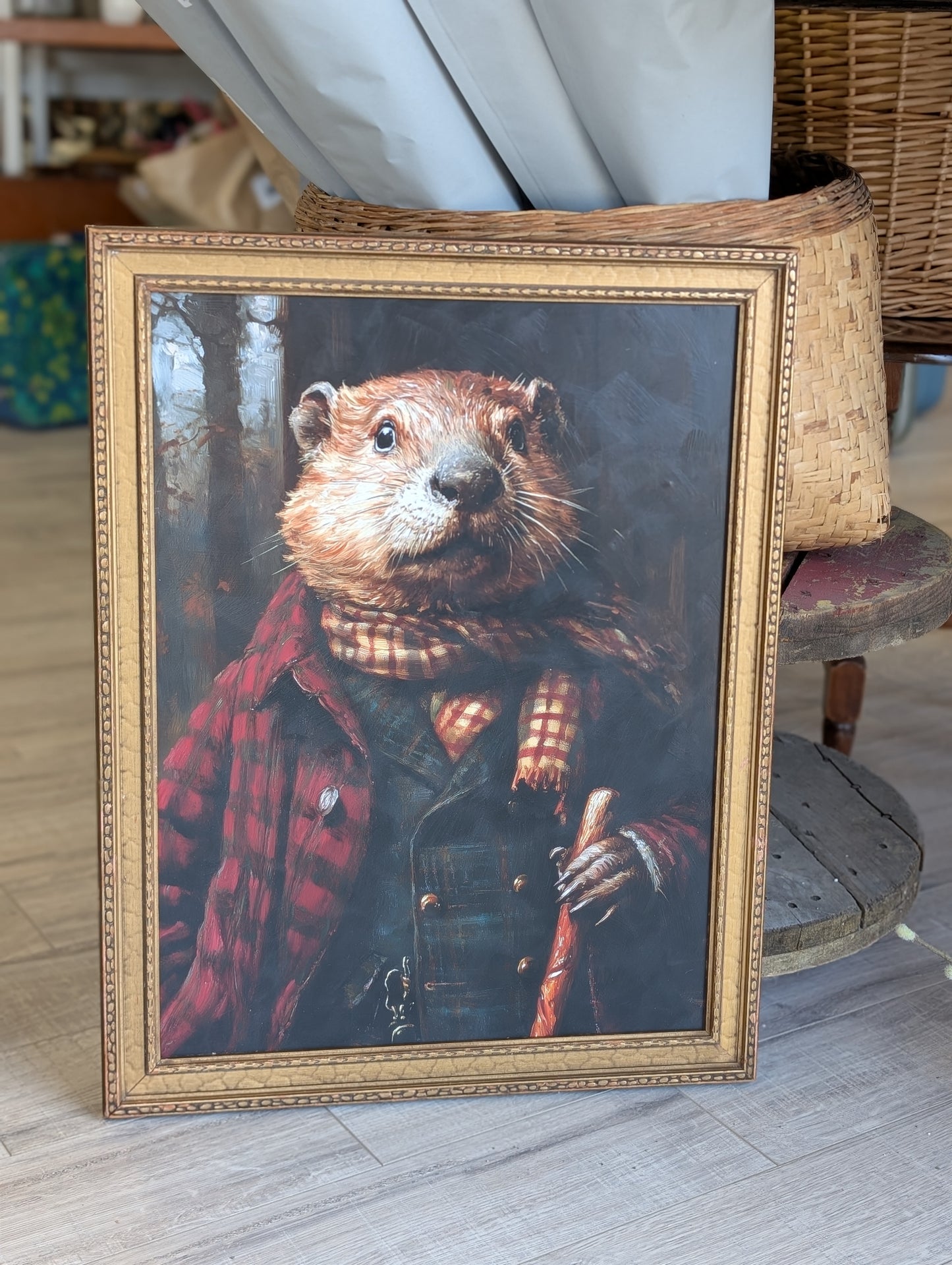 Ben the Beaver framed print