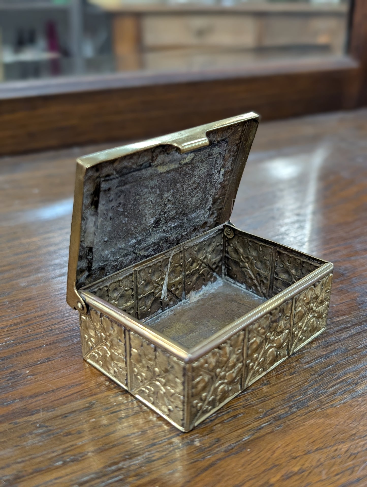 Mini brass box
