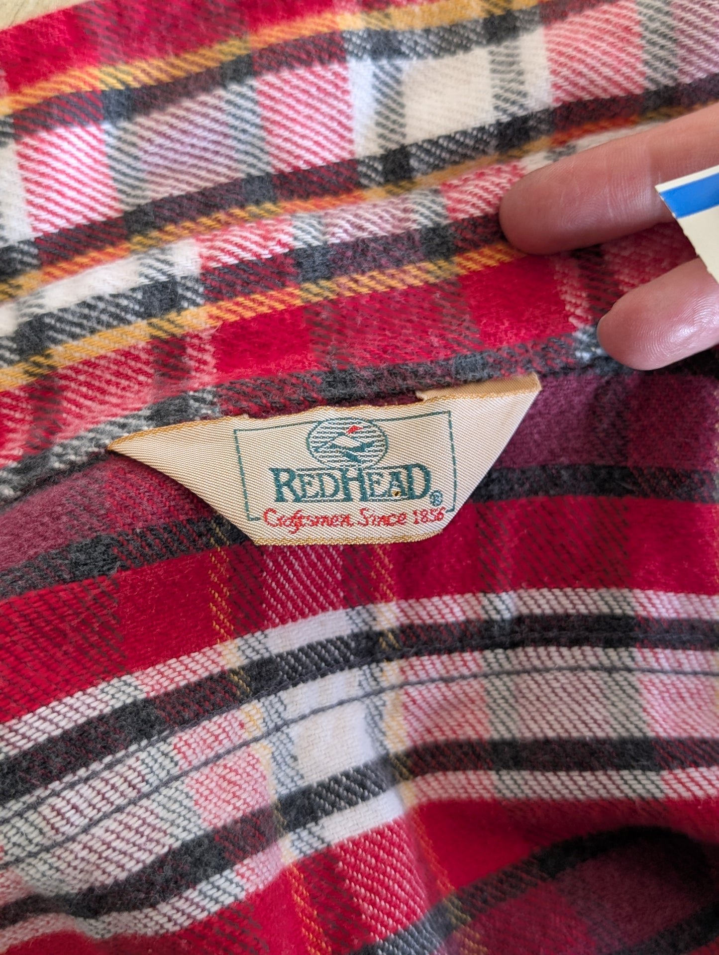 Red flannel shirt