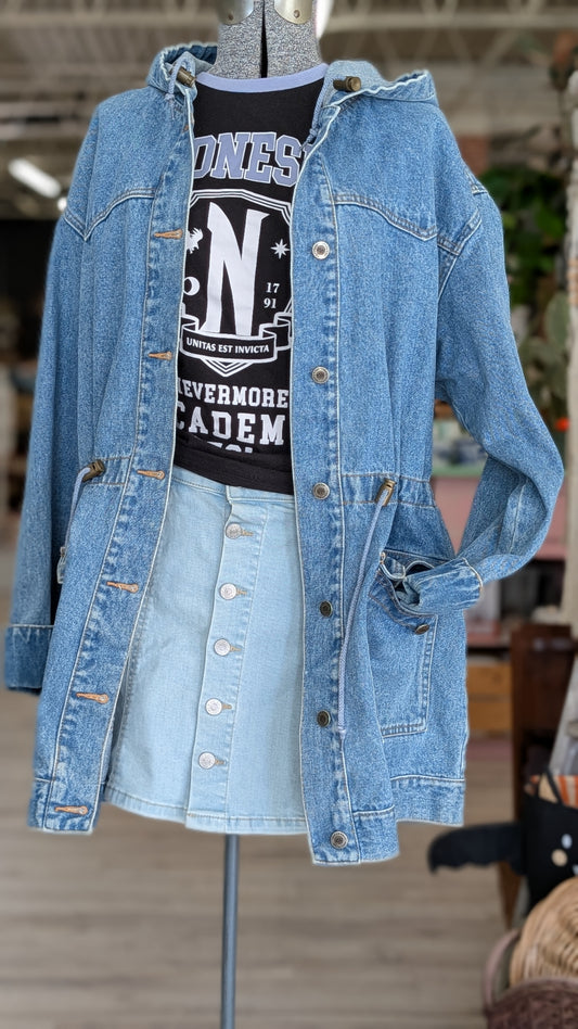 Vintage Easy Wear jean poncho