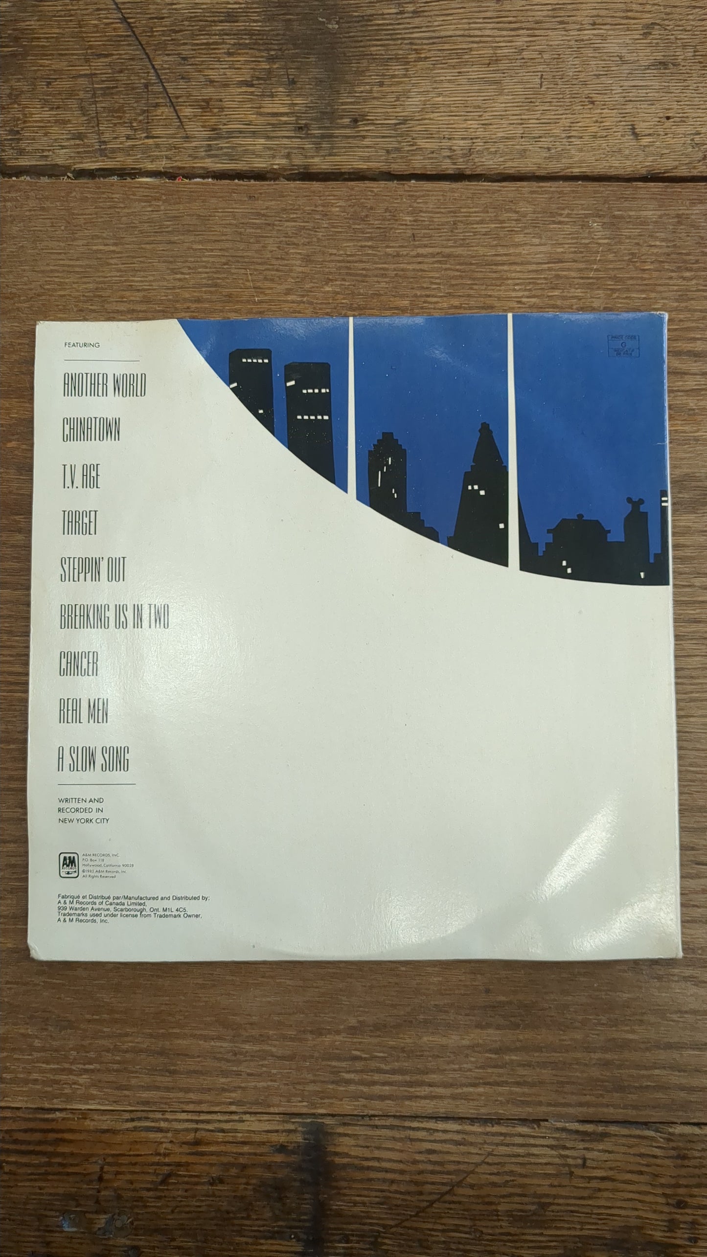 Joe Jackson Night And Day LP
