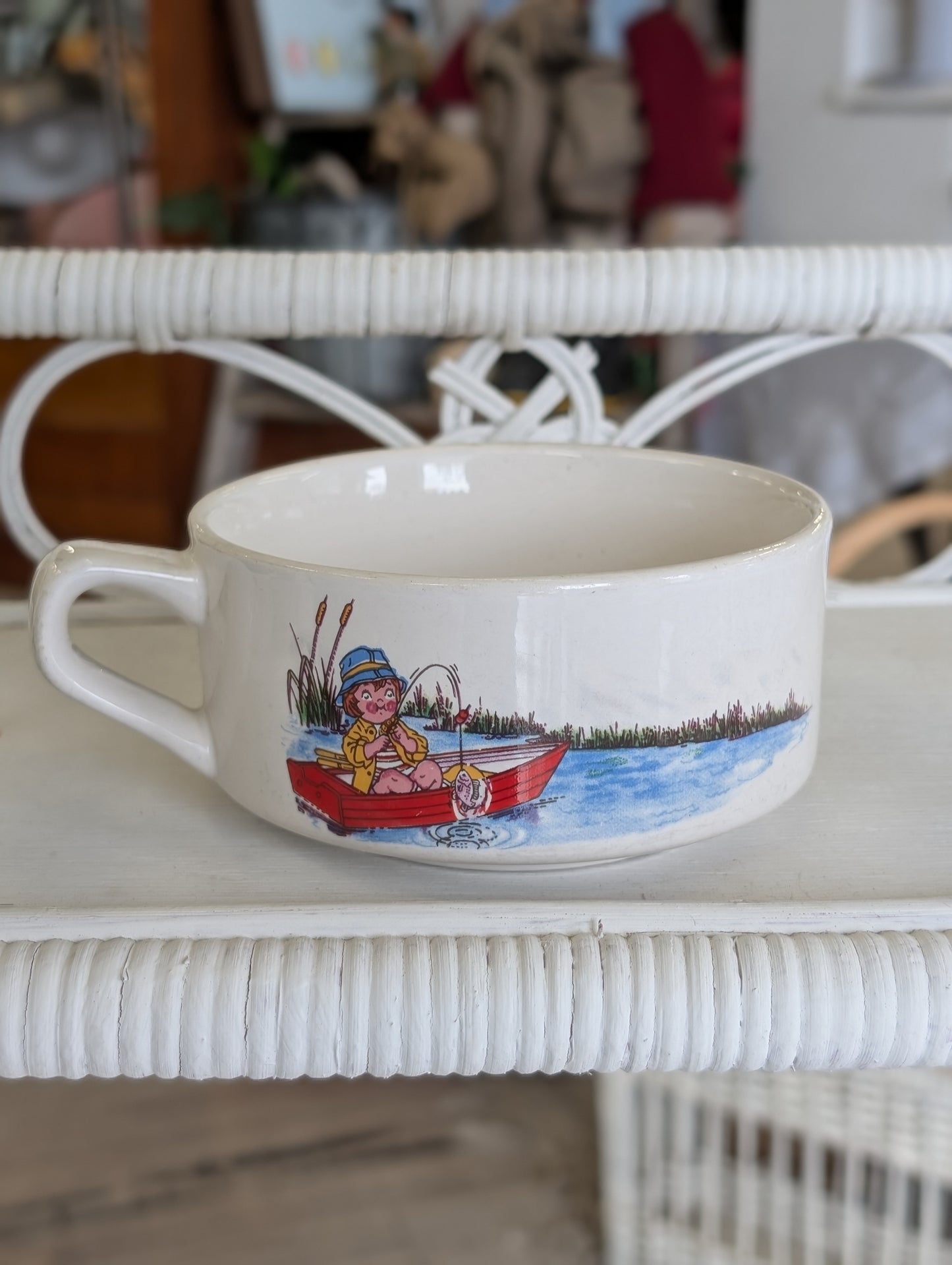 Campbell's soup bowl - fishing