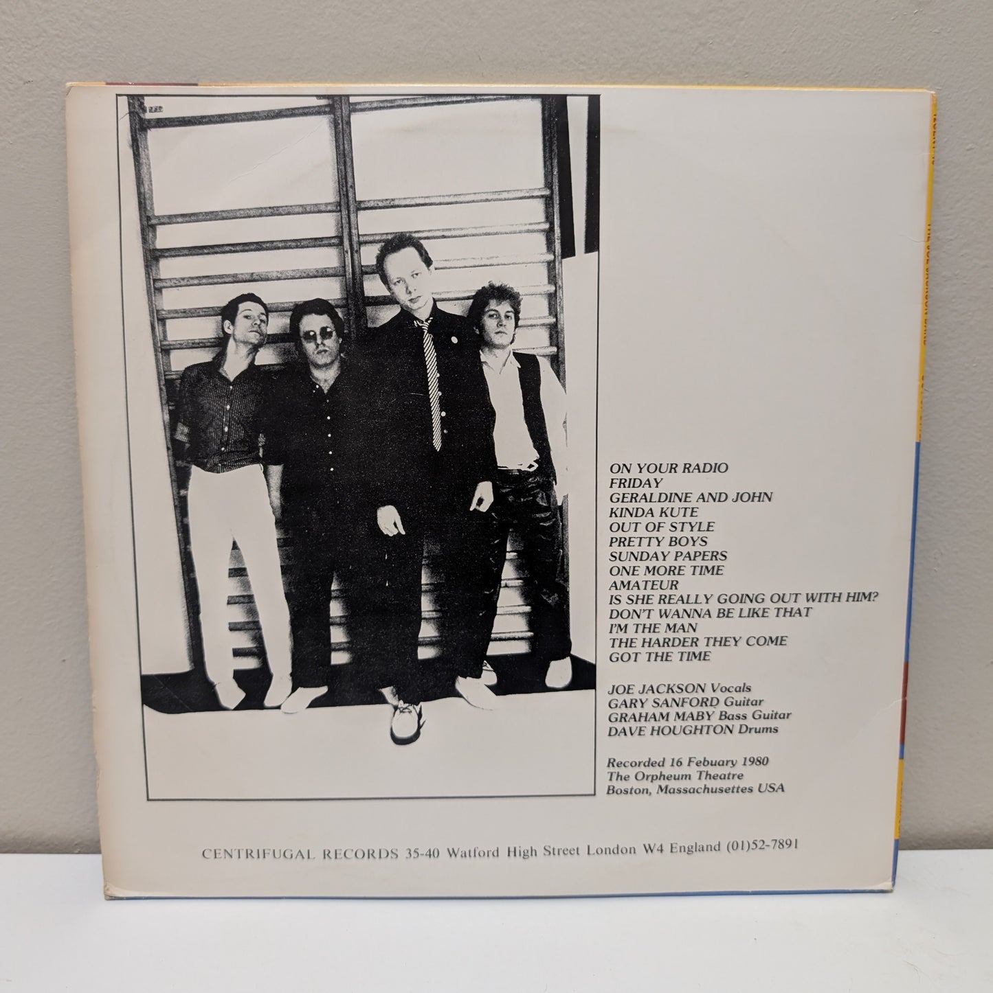 The Joe Jackson Band Out Of Style 2xLP (Bootleg)