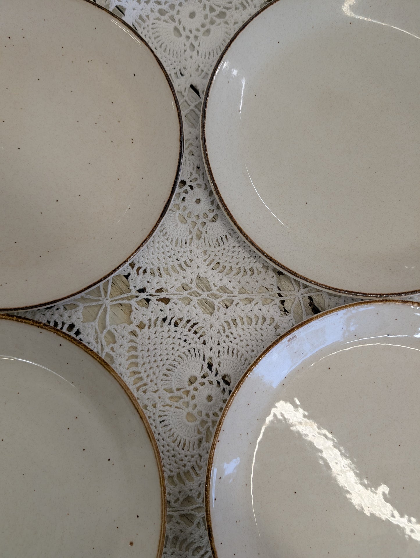 J&G Meakin Lifestyle speckled stoneware. Set of 4