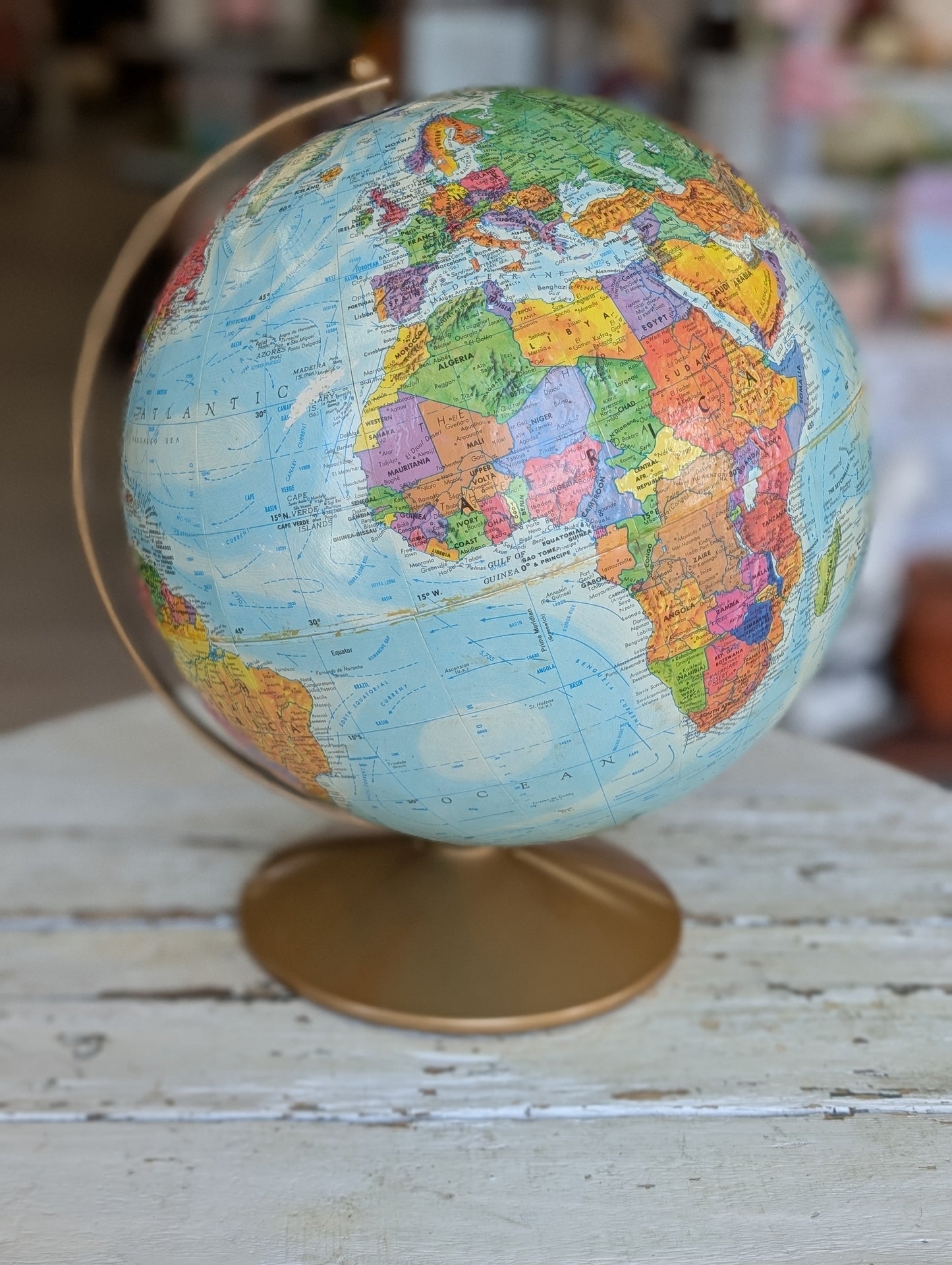 Vintage globe