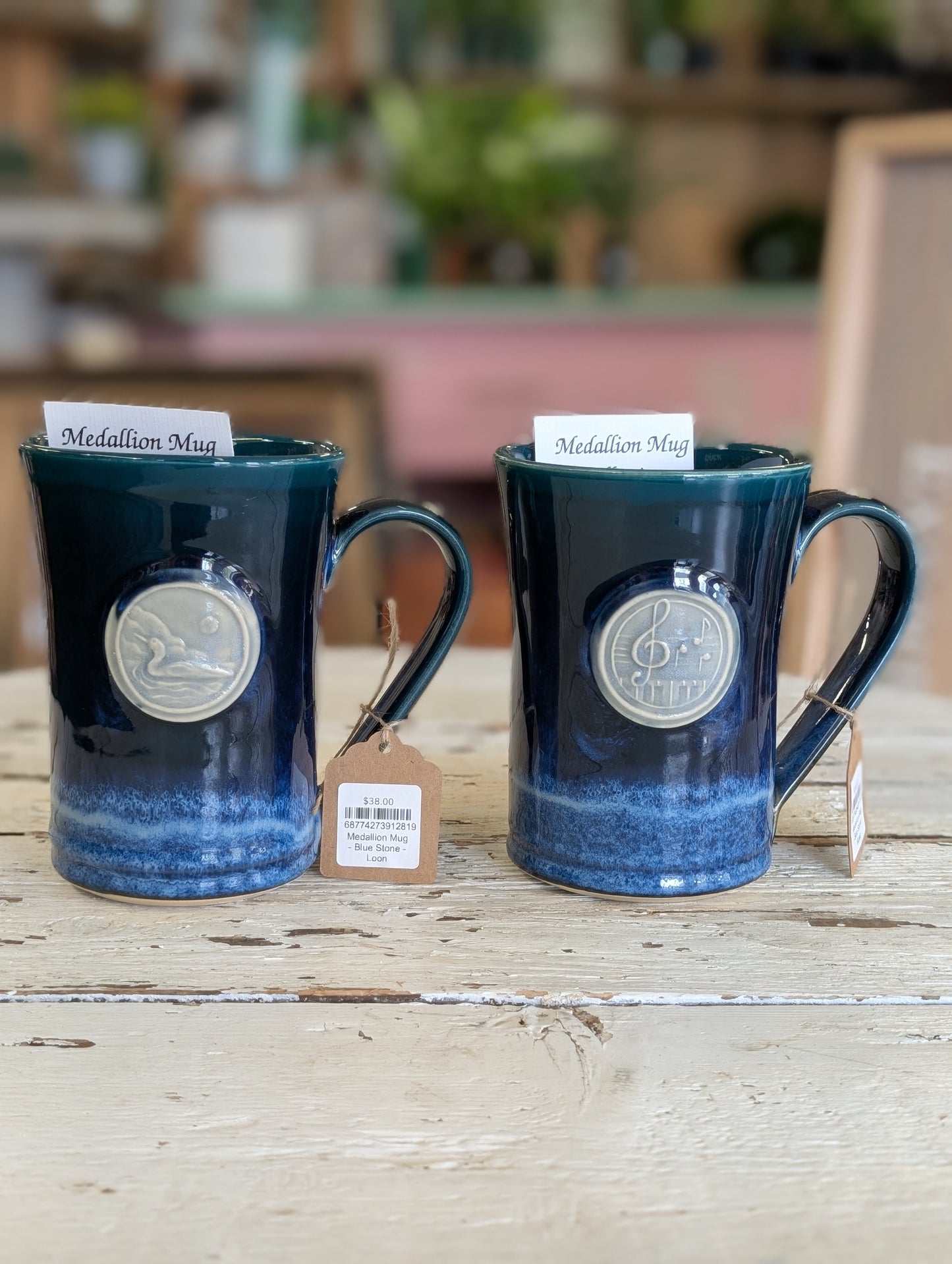 Medallion Mug - Blue Stone