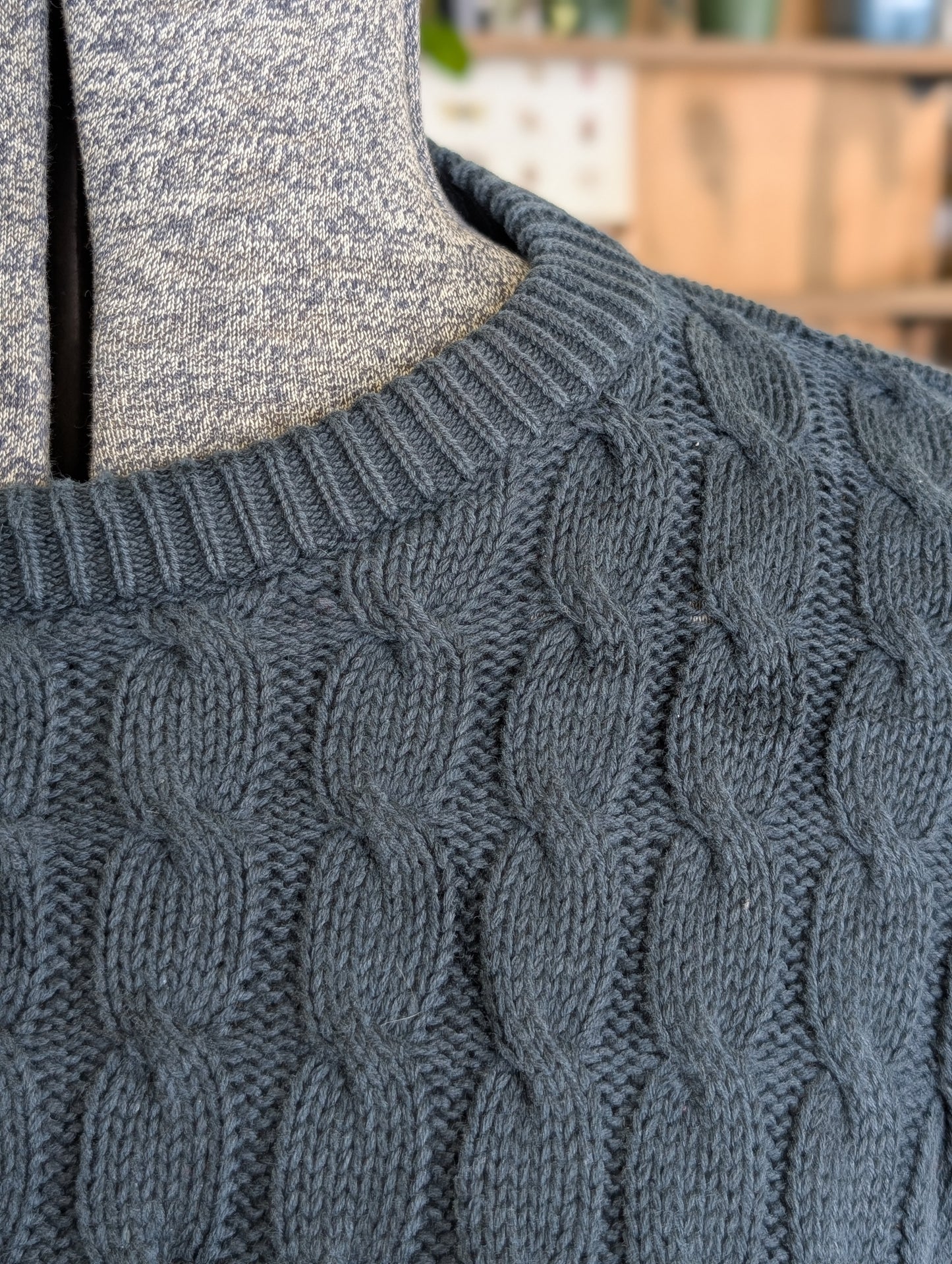 Cotton knit sweater
