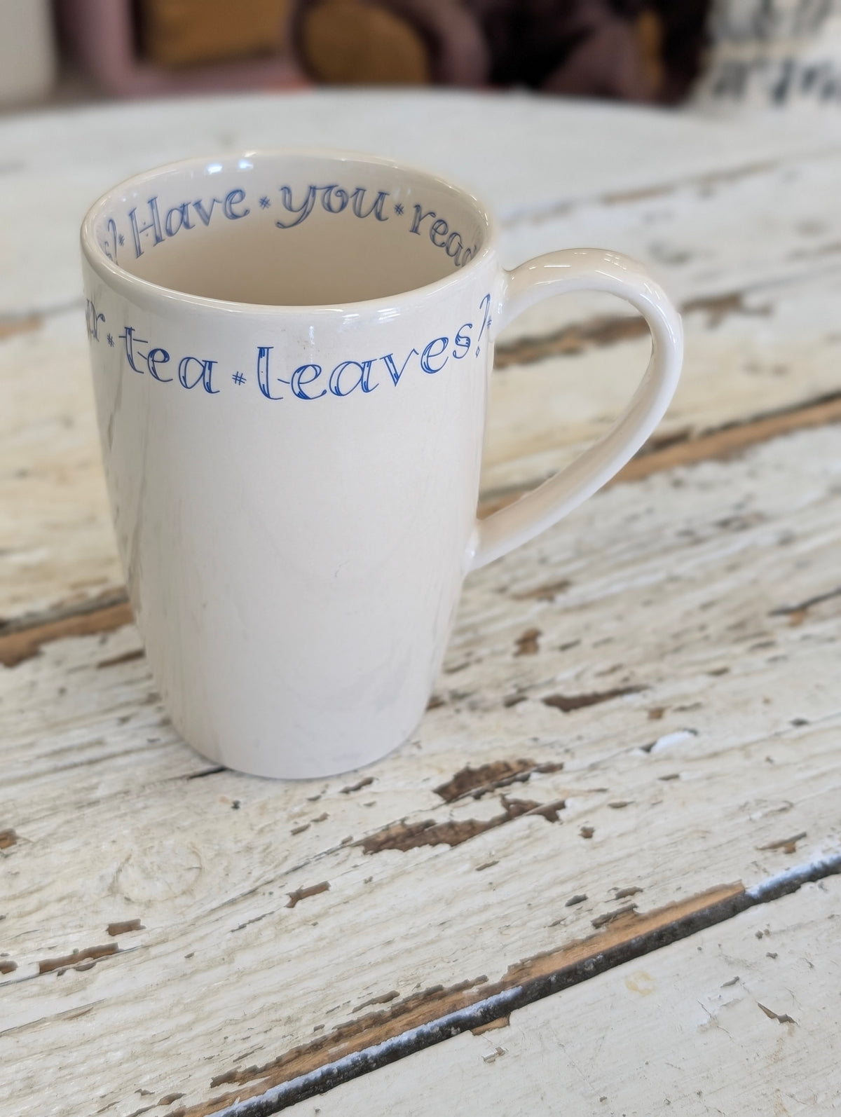 Tea leaves mug