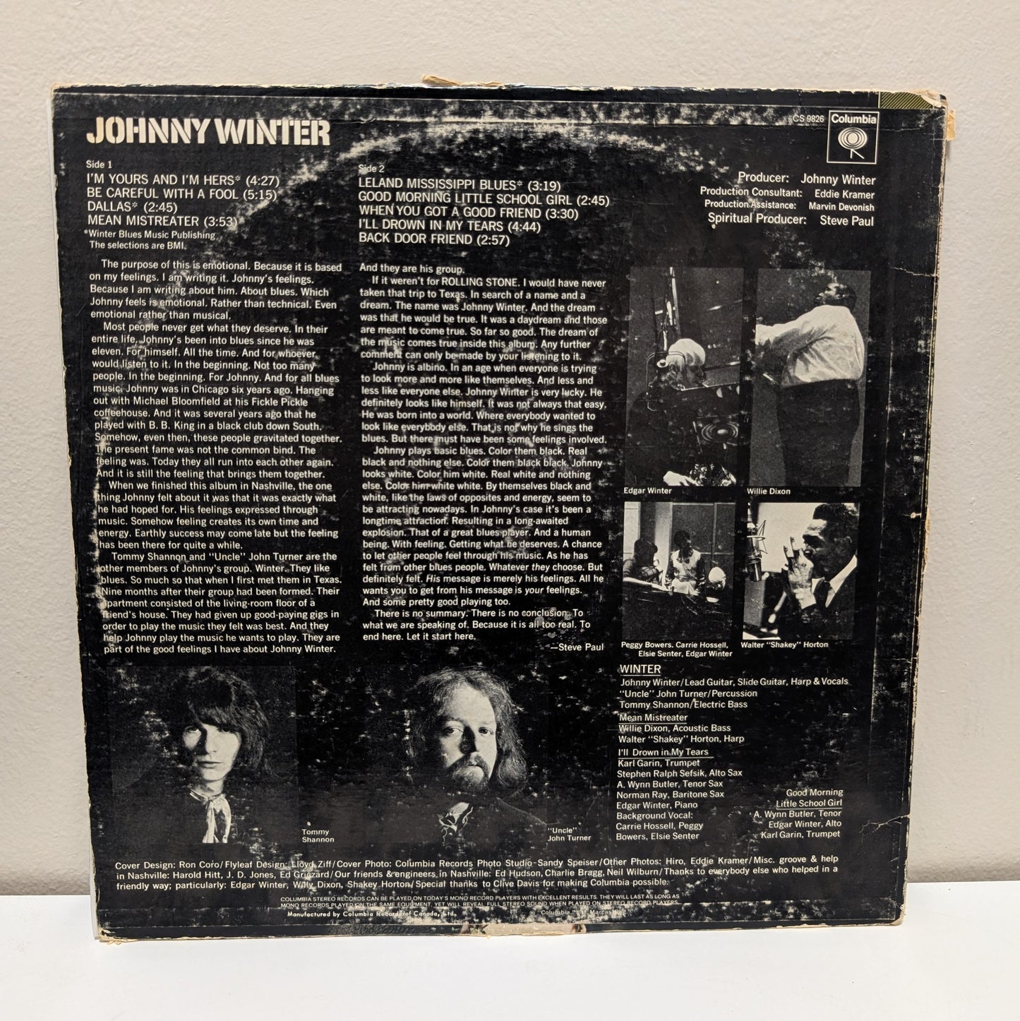 Johnny Winter ST LP