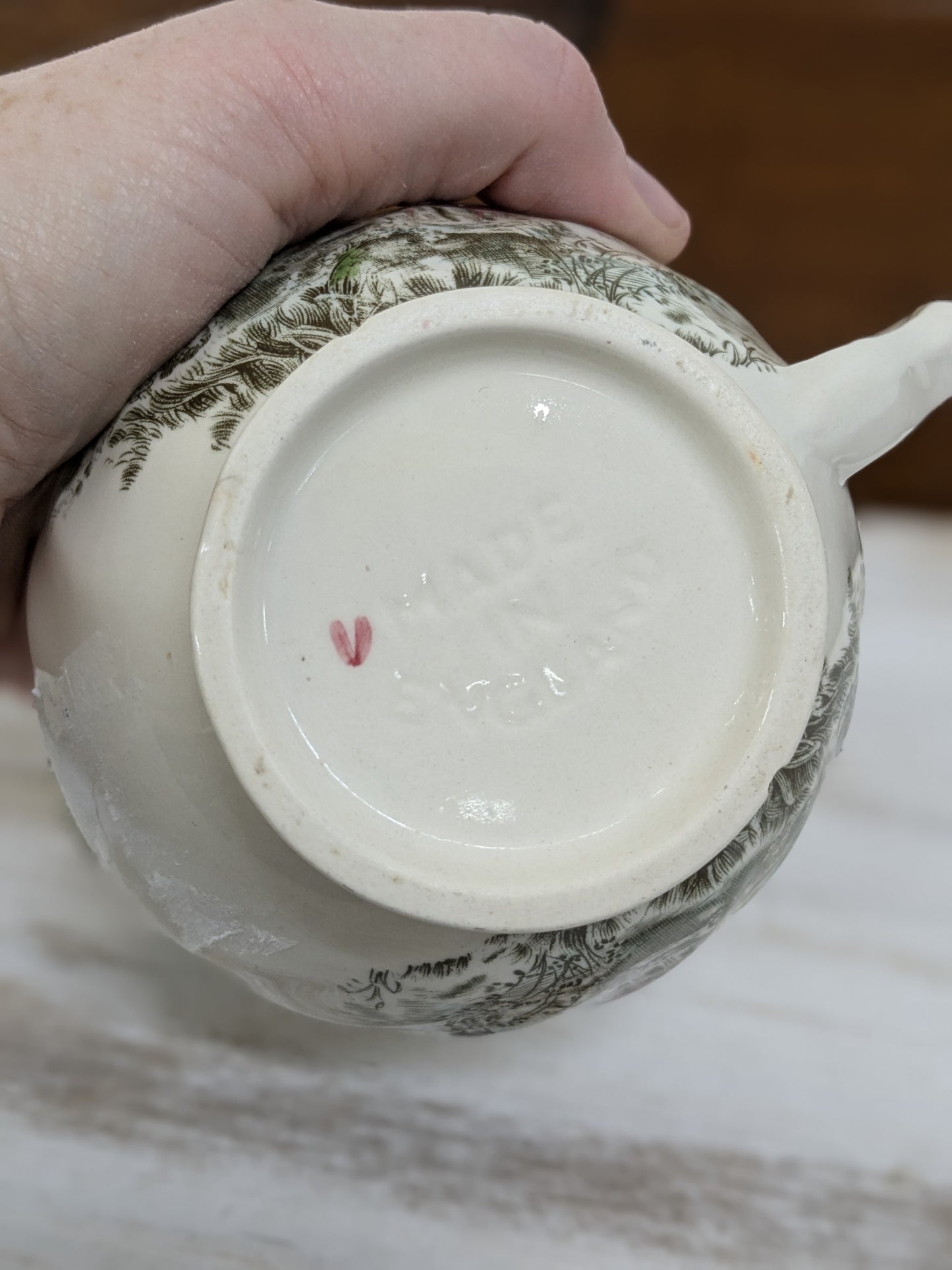 Johnson Bros sugar dish Friendly Village
