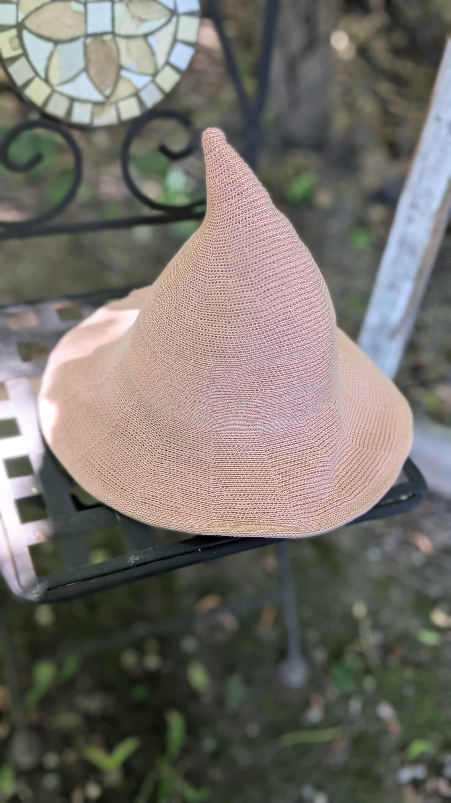 Knit witch hat